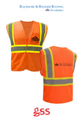 Standard Class 2 Two Tone Mesh Zipper Safety Vest - Blackmore & Buckner