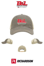 Richardson 111 Garment Washed Trucker - B&L Sheet Metal & Roofing