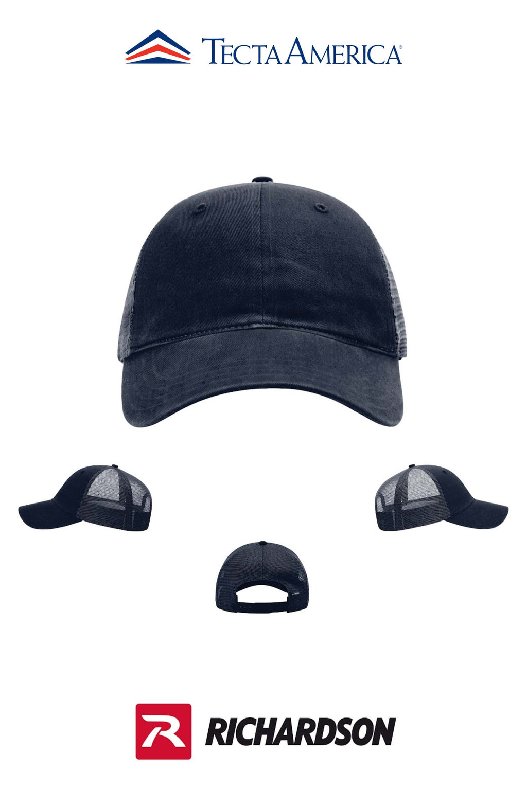 Richardson 111 Garment Washed Trucker