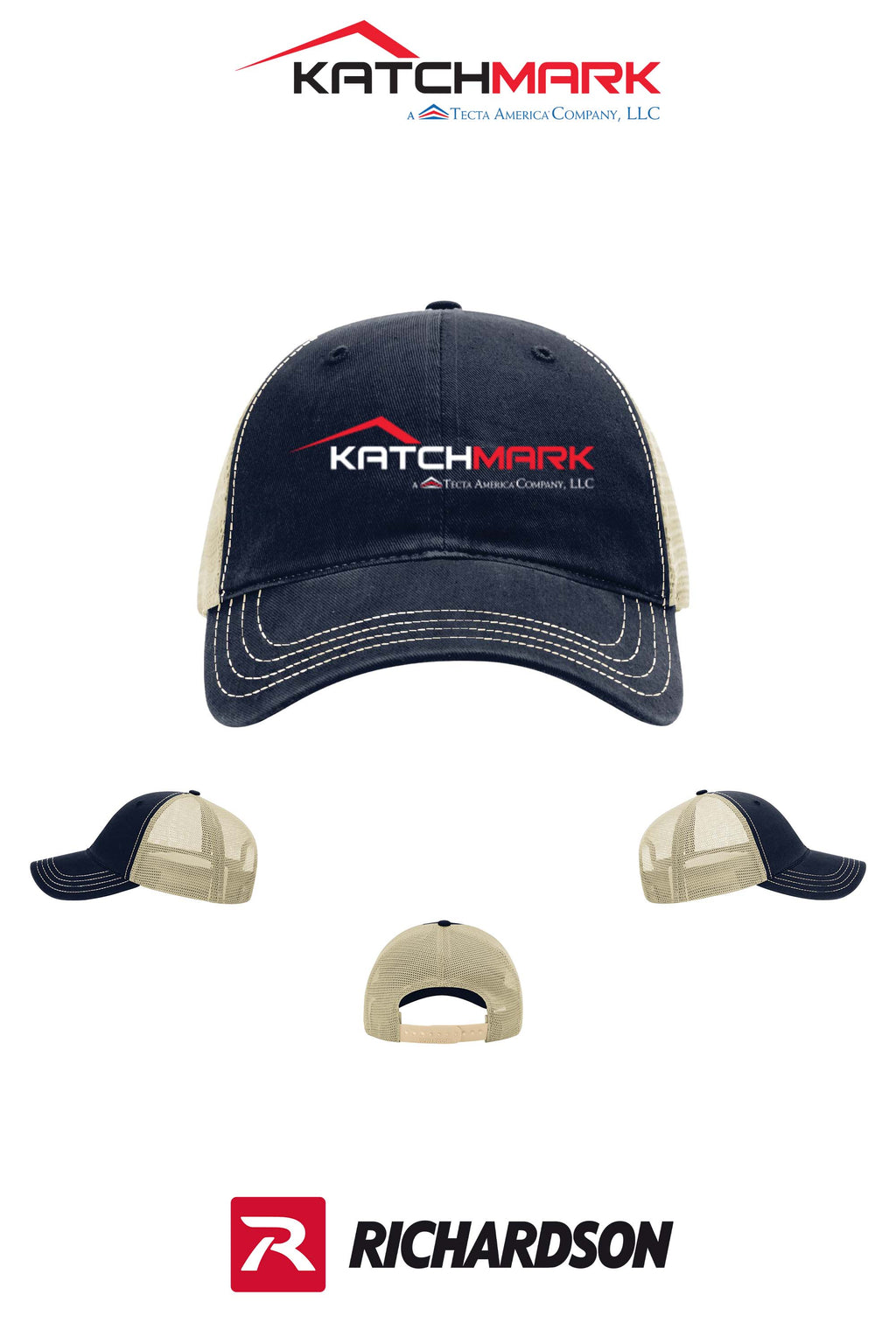 Richardson 111 Garment Washed Trucker - Katchmark, A Tecta American Company LLC