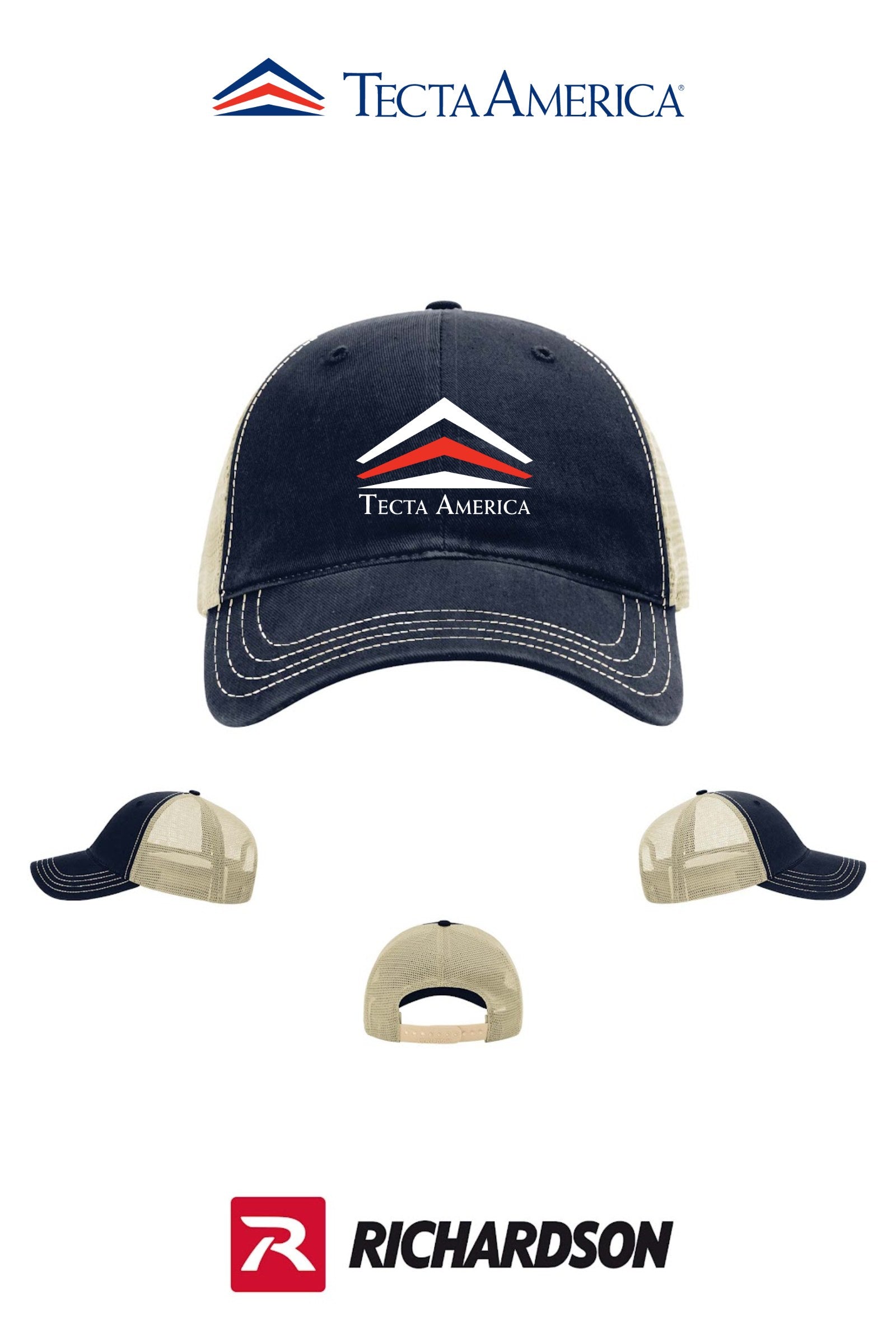 Richardson 111 Garment Washed Trucker - Corporate