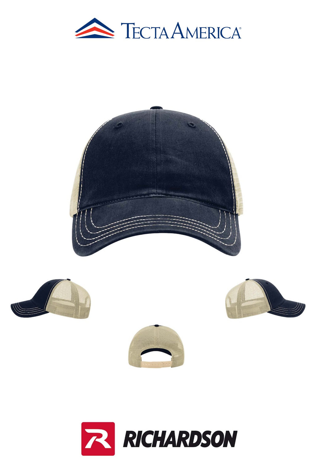 Richardson 111 Garment Washed Trucker