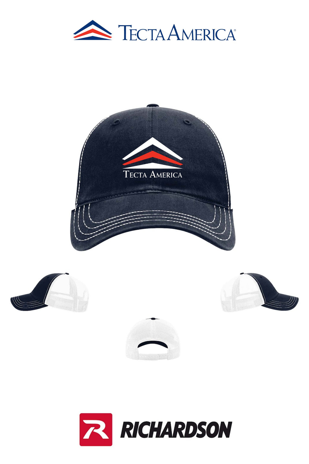 Richardson 111 Garment Washed Trucker - Corporate