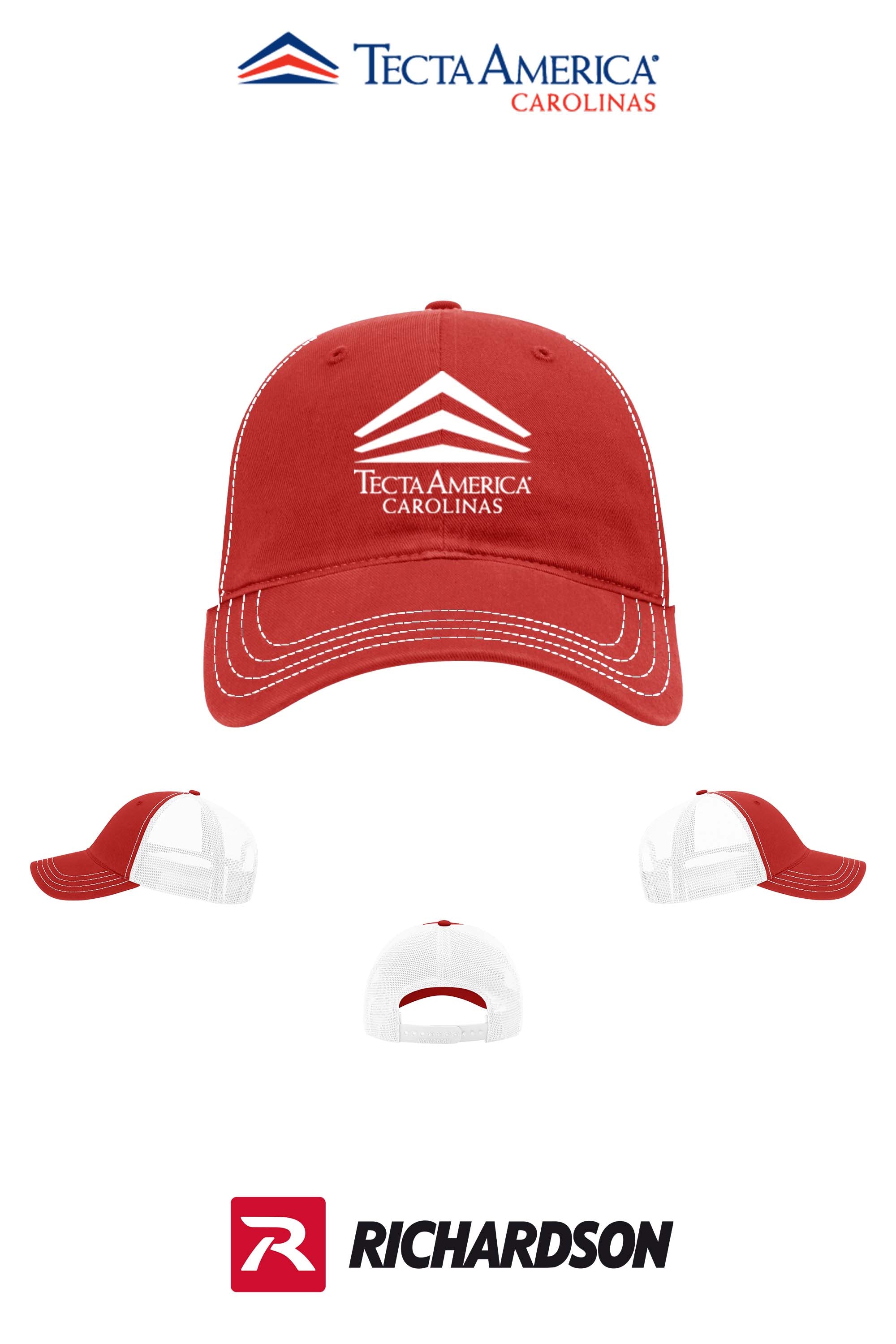 Richardson 111 Garment Washed Trucker - Tecta America Carolinas LLC