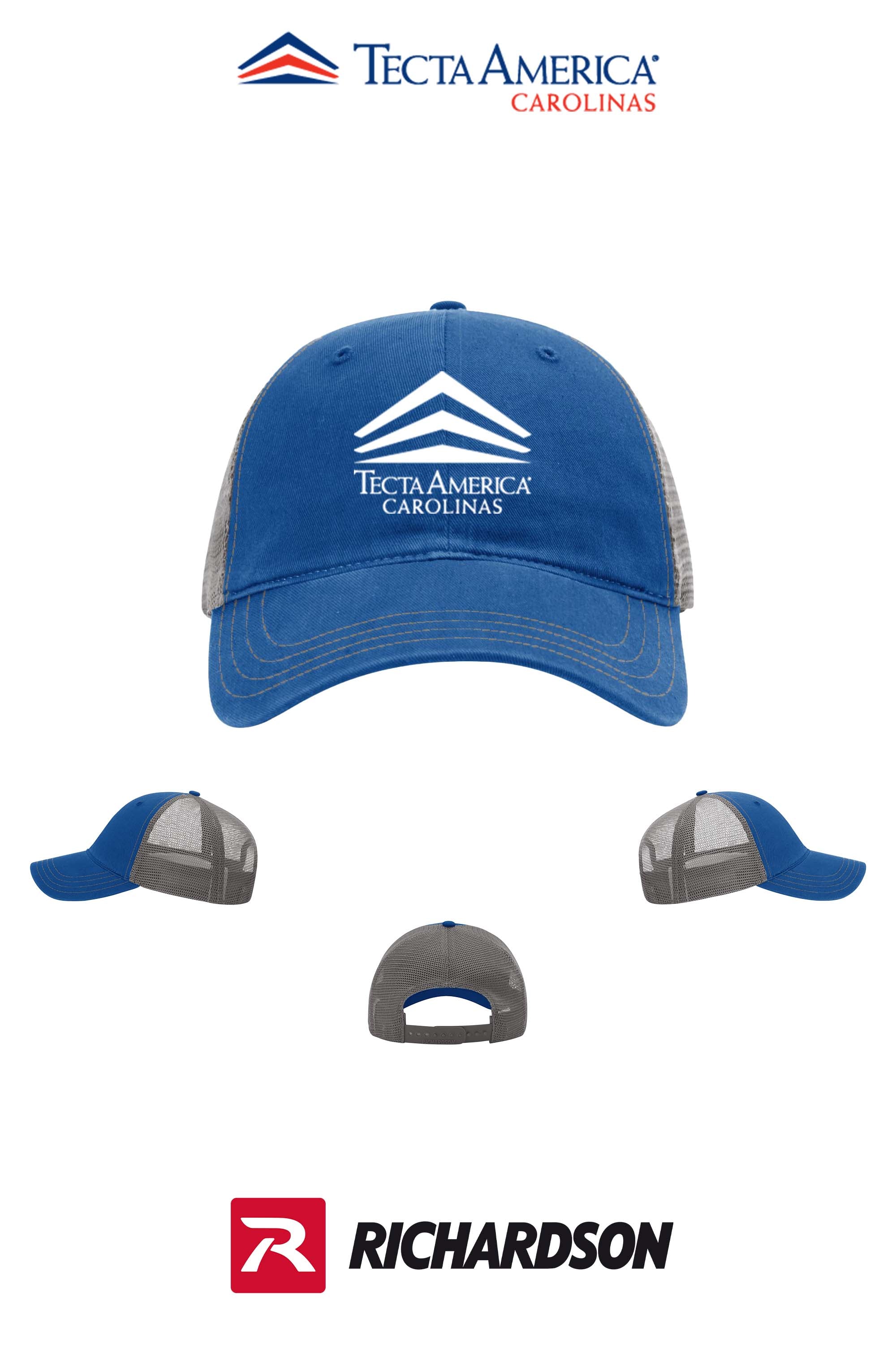 Richardson 111 Garment Washed Trucker - Tecta America Carolinas LLC