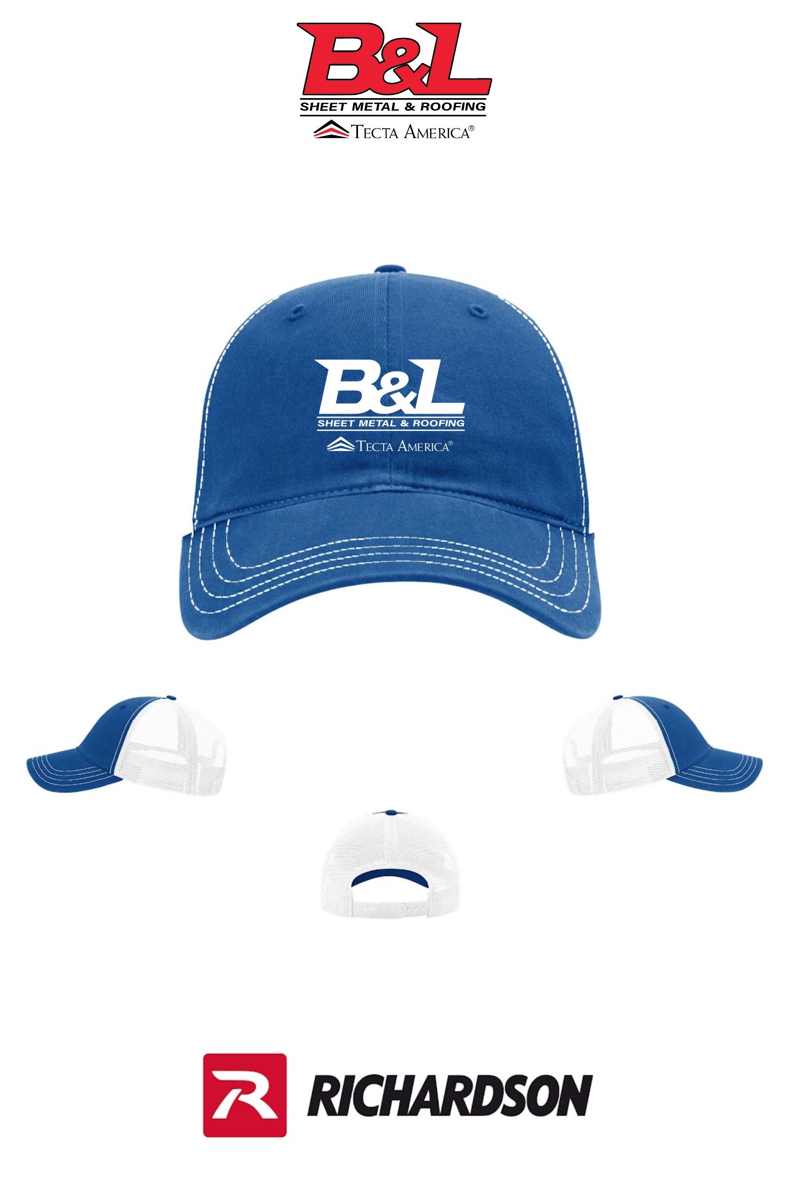 Richardson 111 Garment Washed Trucker - B&L Sheet Metal & Roofing