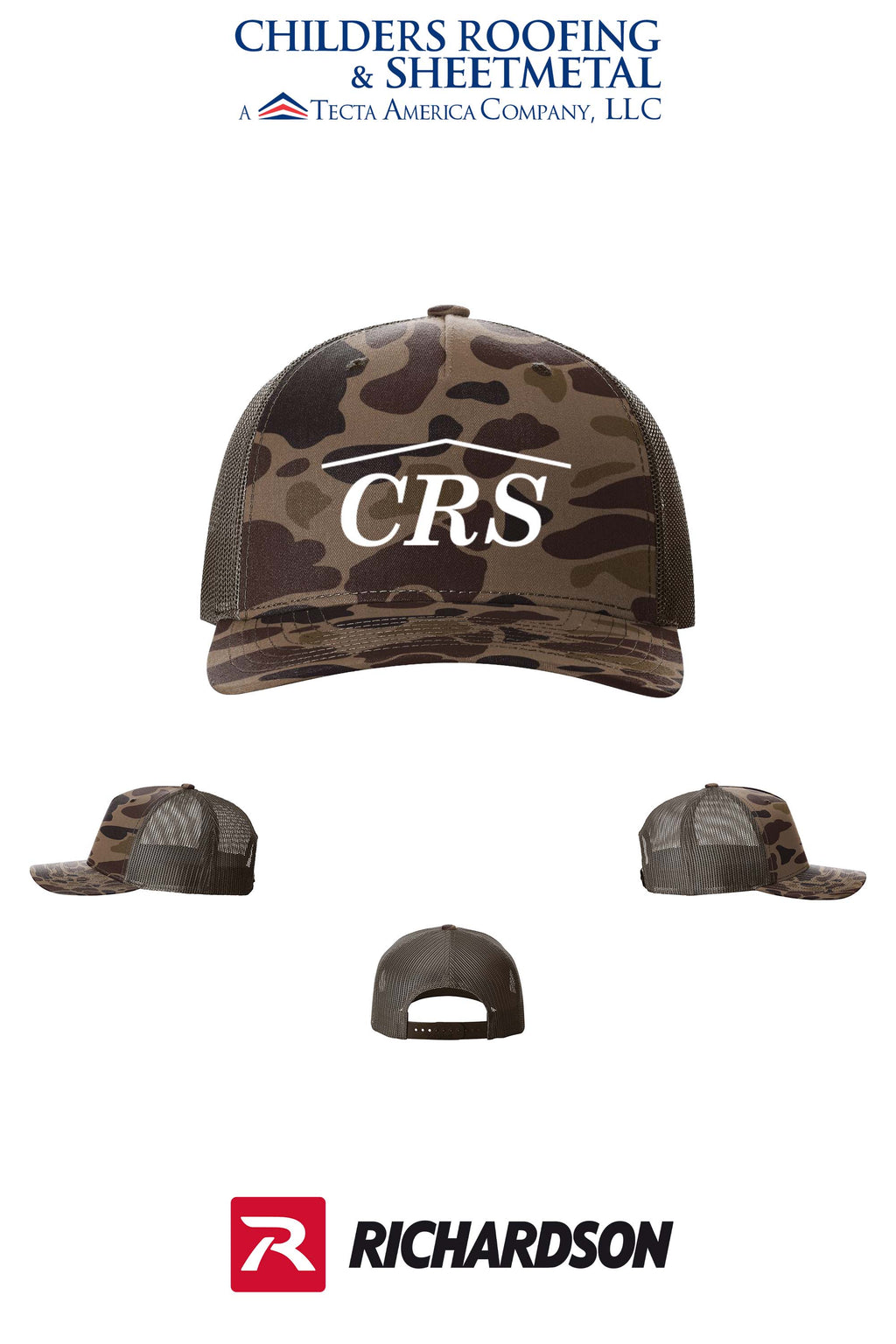 Richardson 112PFP Printed Five-Panel Trucker - CRS