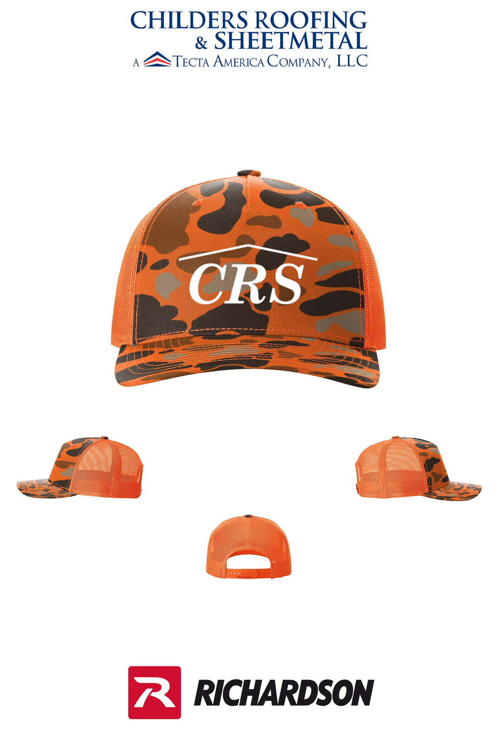 Richardson 112PFP Printed Five-Panel Trucker - CRS
