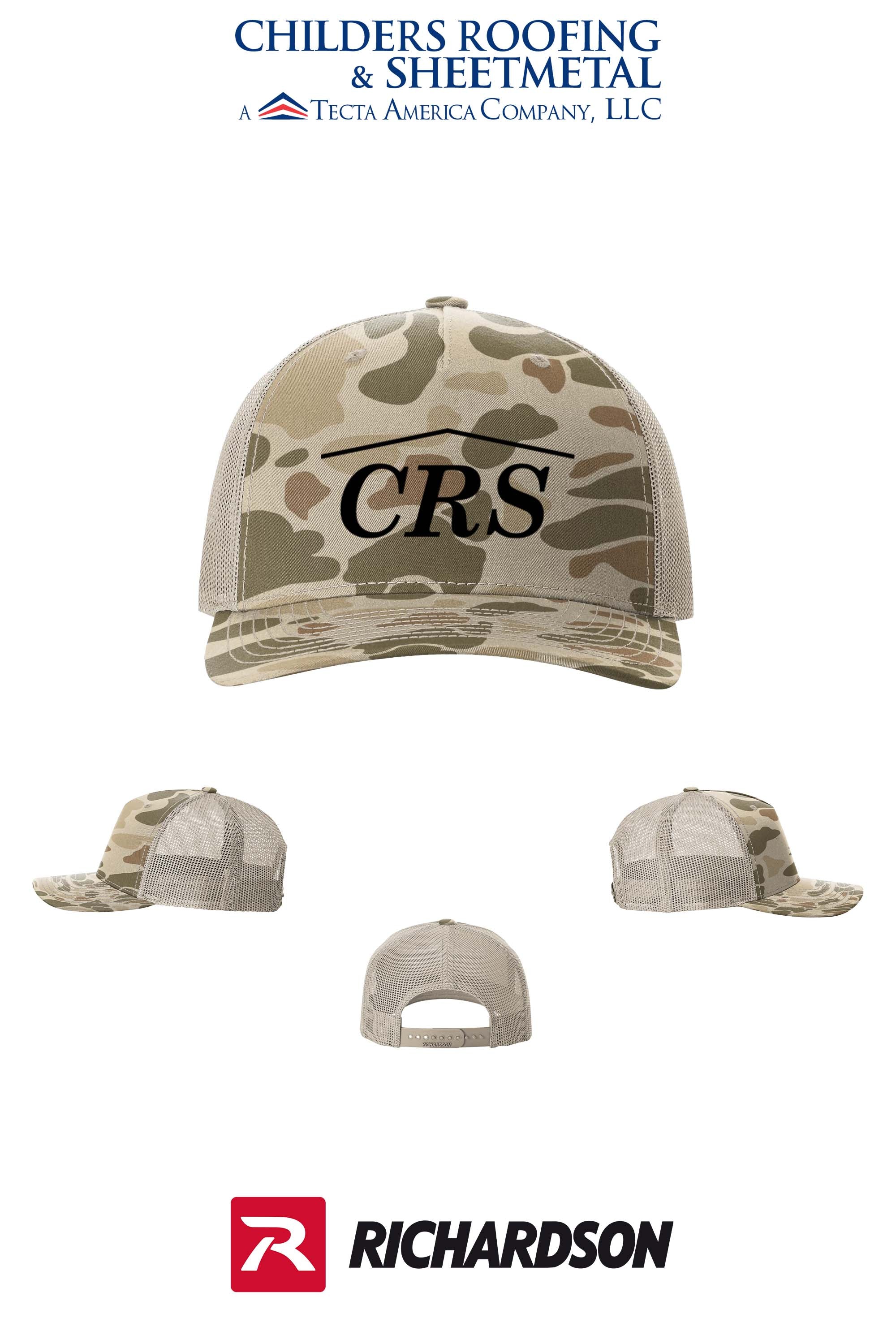 Richardson 112PFP Printed Five-Panel Trucker - CRS