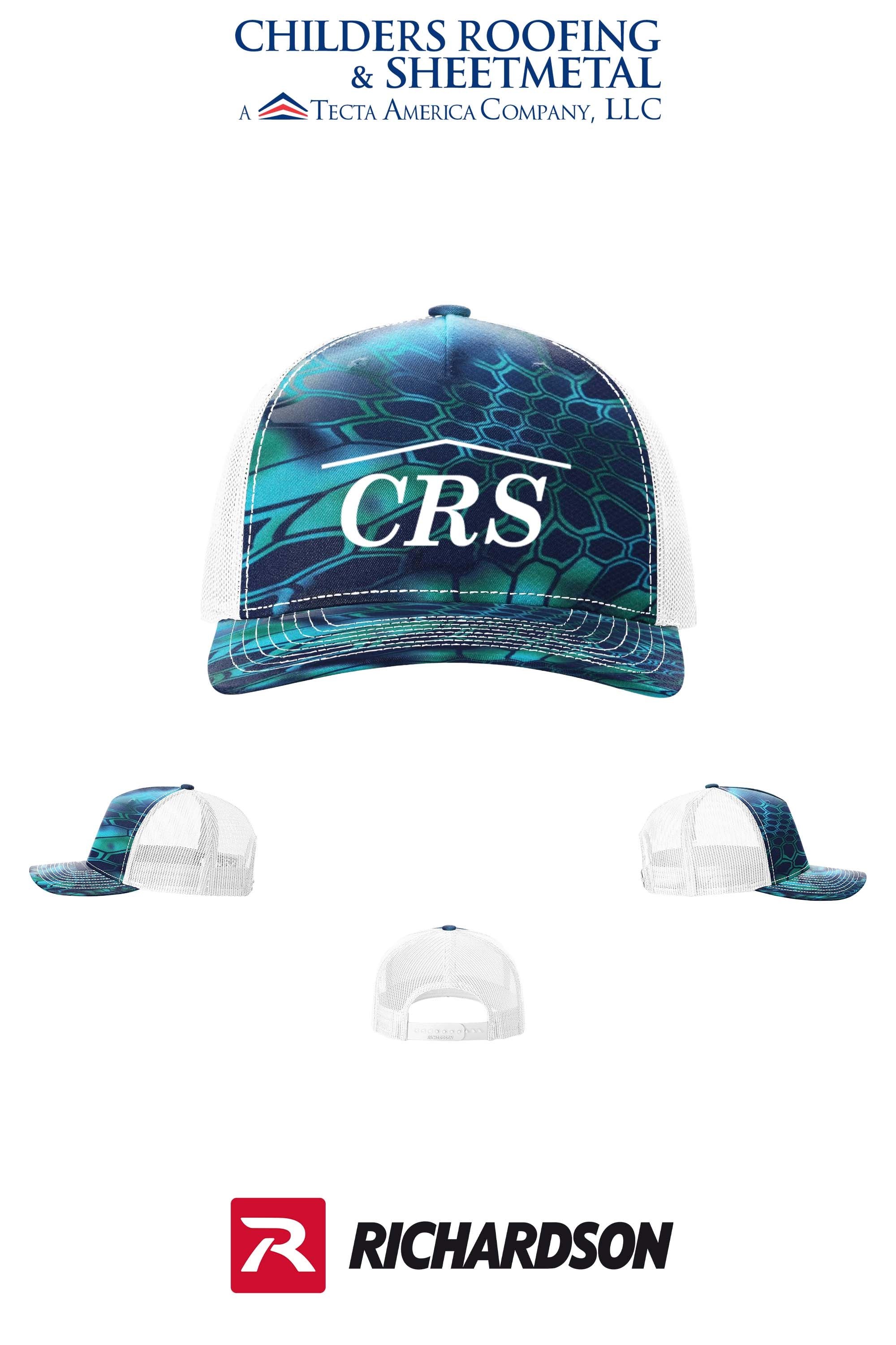Richardson 112PFP Printed Five-Panel Trucker - CRS