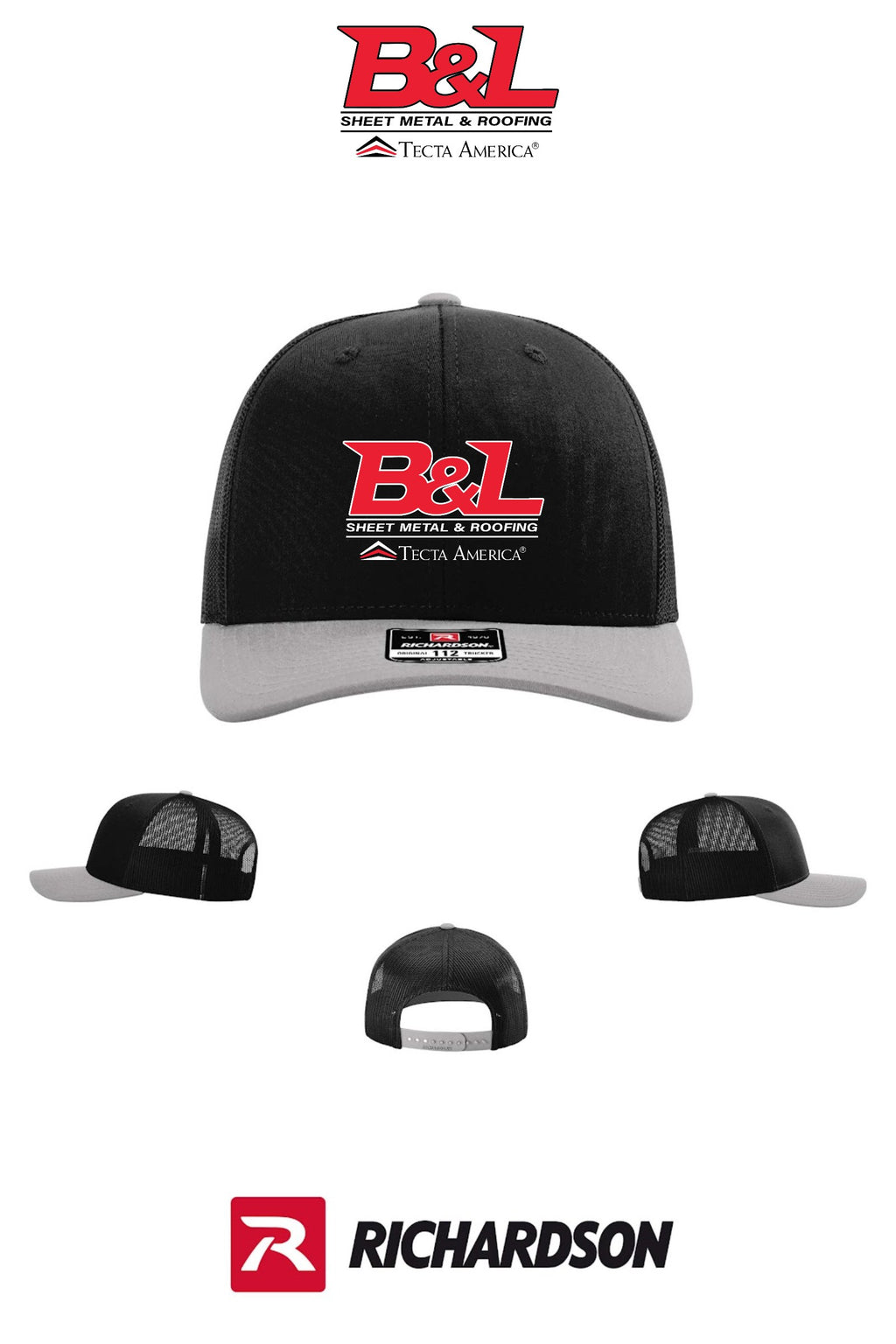 Richardson 112 Trucker Cap - B&L Sheet Metal & Roofing