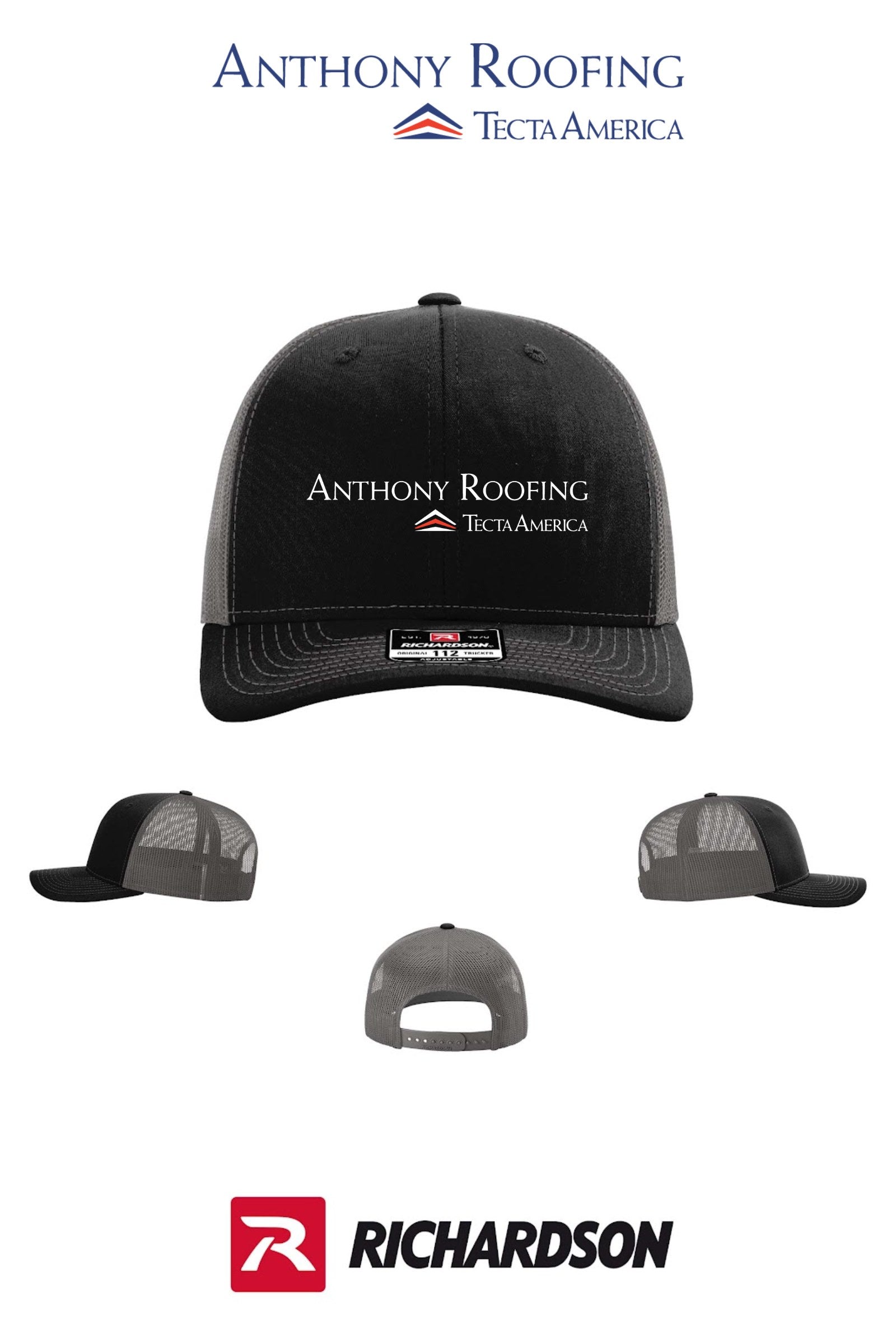 Richardson 112 Trucker Cap - Anthony Roofing