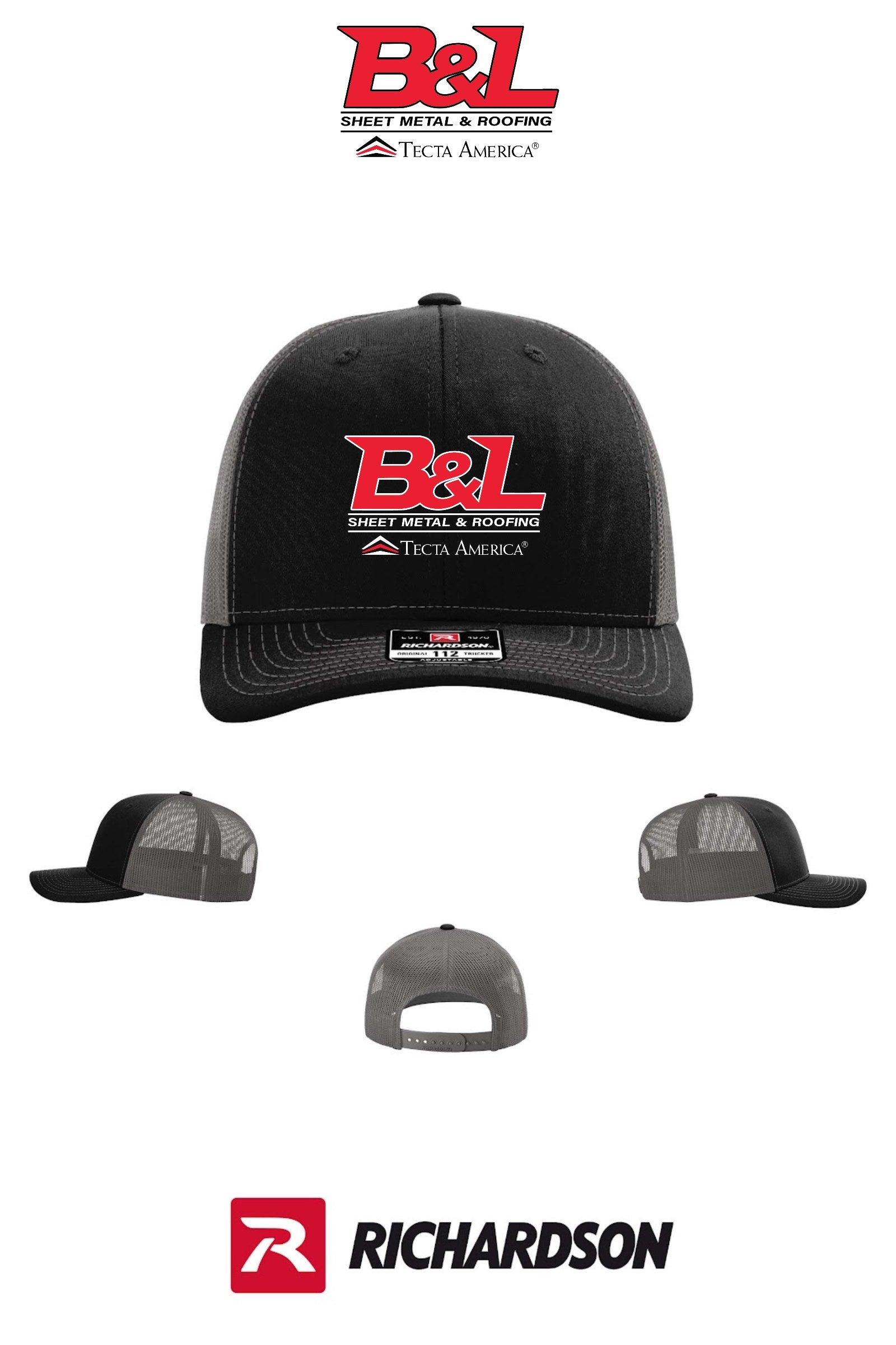Richardson 112 Trucker Cap - B&L Sheet Metal & Roofing