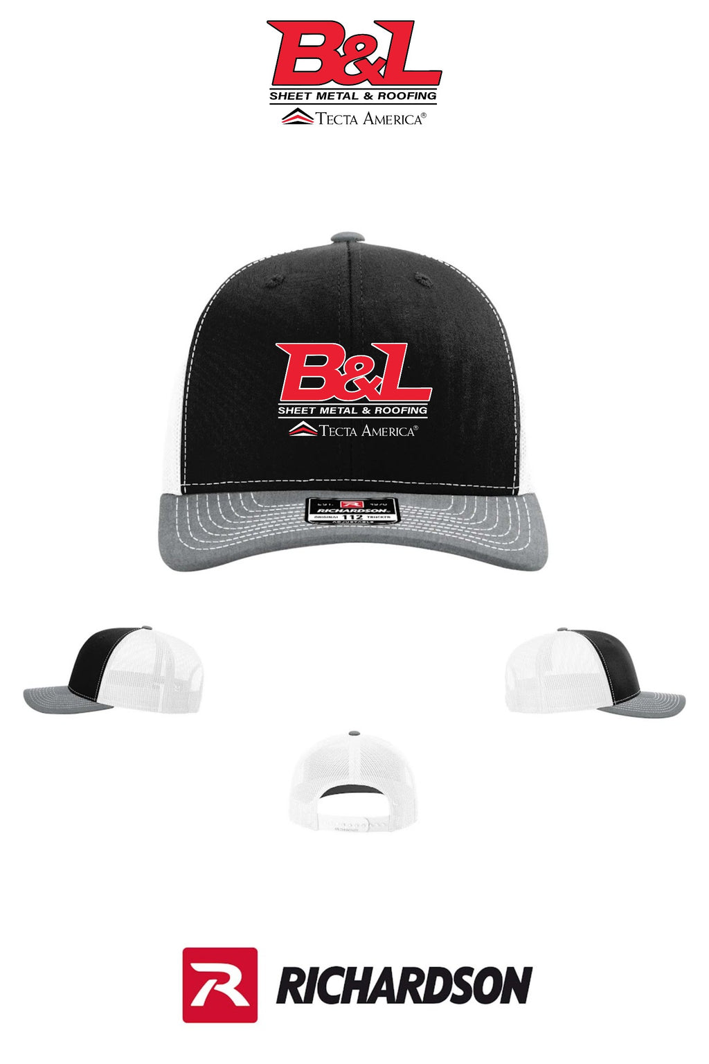 Richardson 112 Trucker Cap - B&L Sheet Metal & Roofing