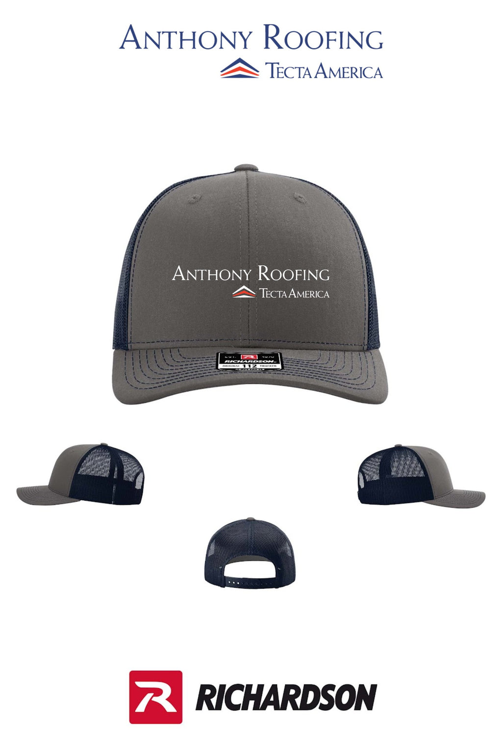 Richardson 112 Trucker Cap - Anthony Roofing