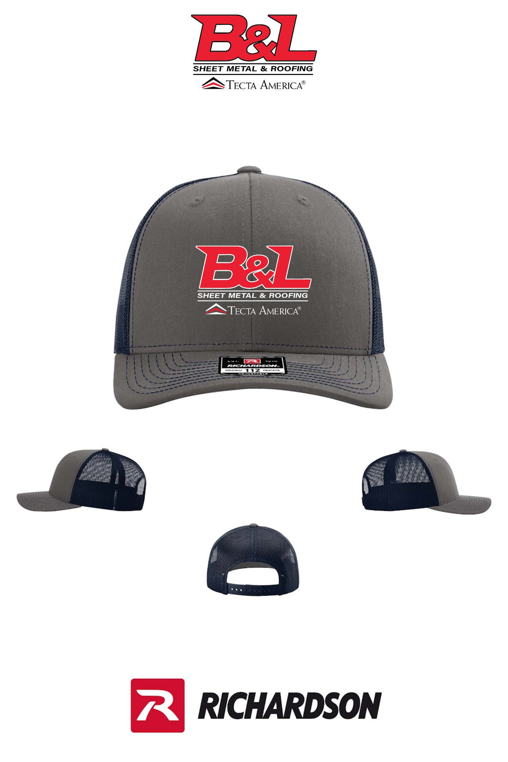 Richardson 112 Trucker Cap - B&L Sheet Metal & Roofing