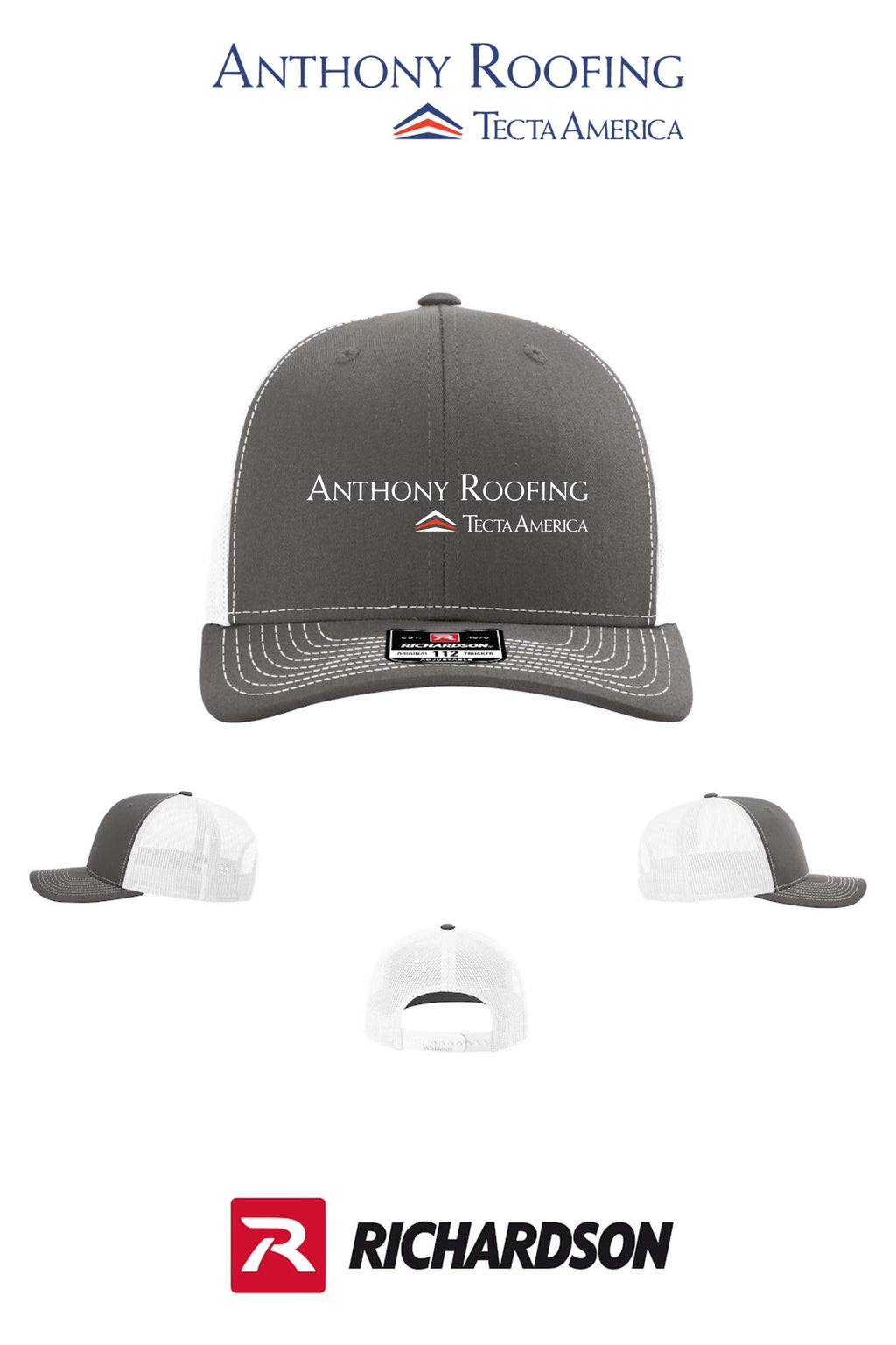 Richardson 112 Trucker Cap - Anthony Roofing