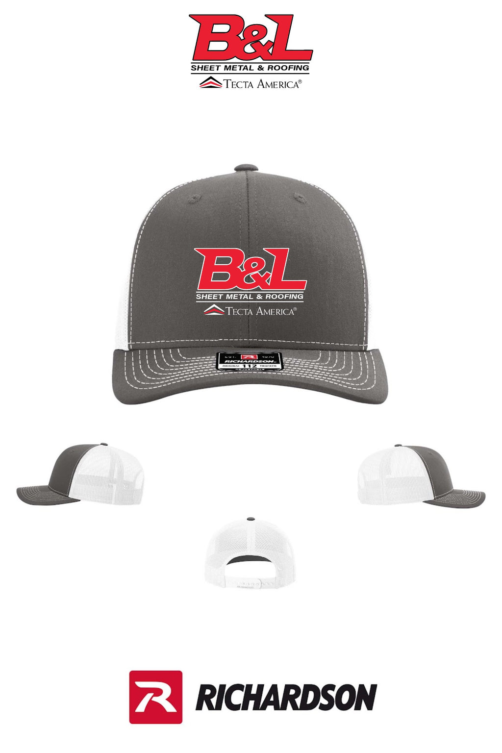Richardson 112 Trucker Cap - B&L Sheet Metal & Roofing