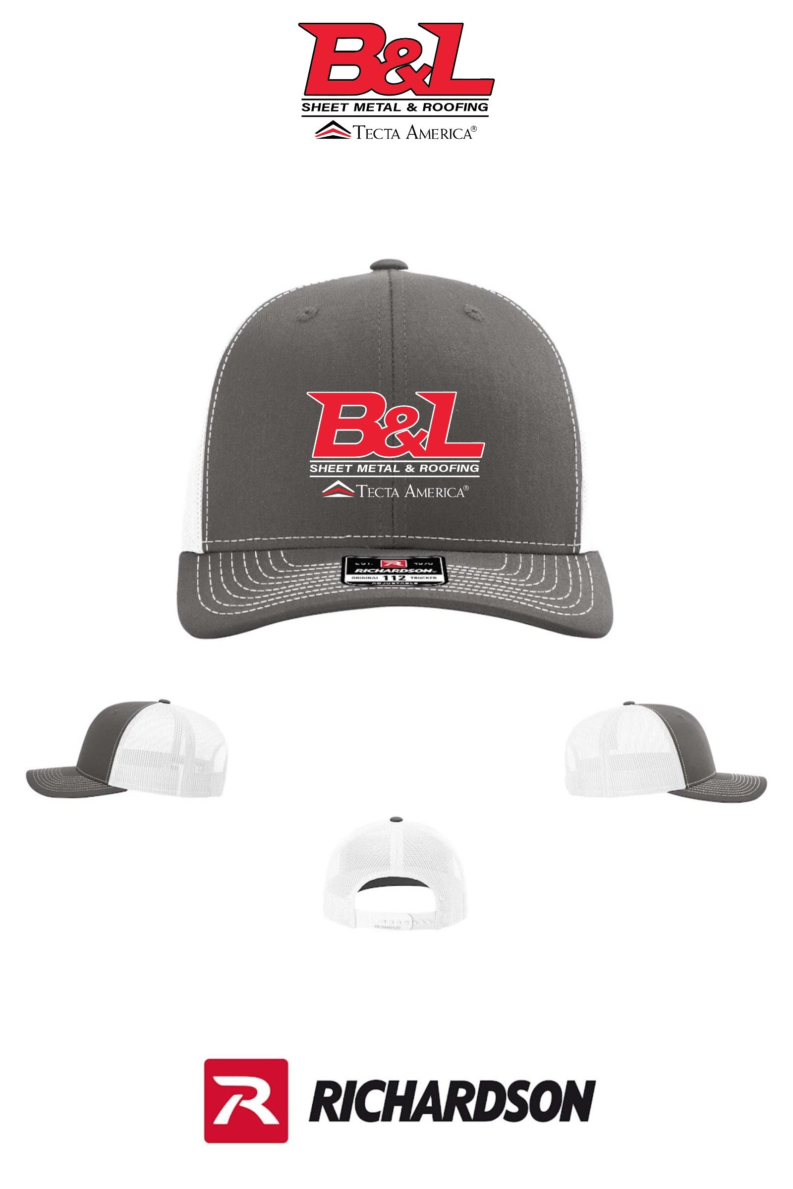 Richardson 112 Trucker Cap - B&L Sheet Metal & Roofing