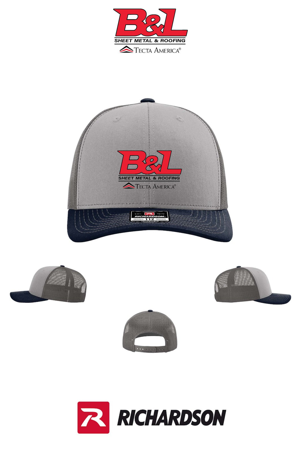 Richardson 112 Trucker Cap - B&L Sheet Metal & Roofing