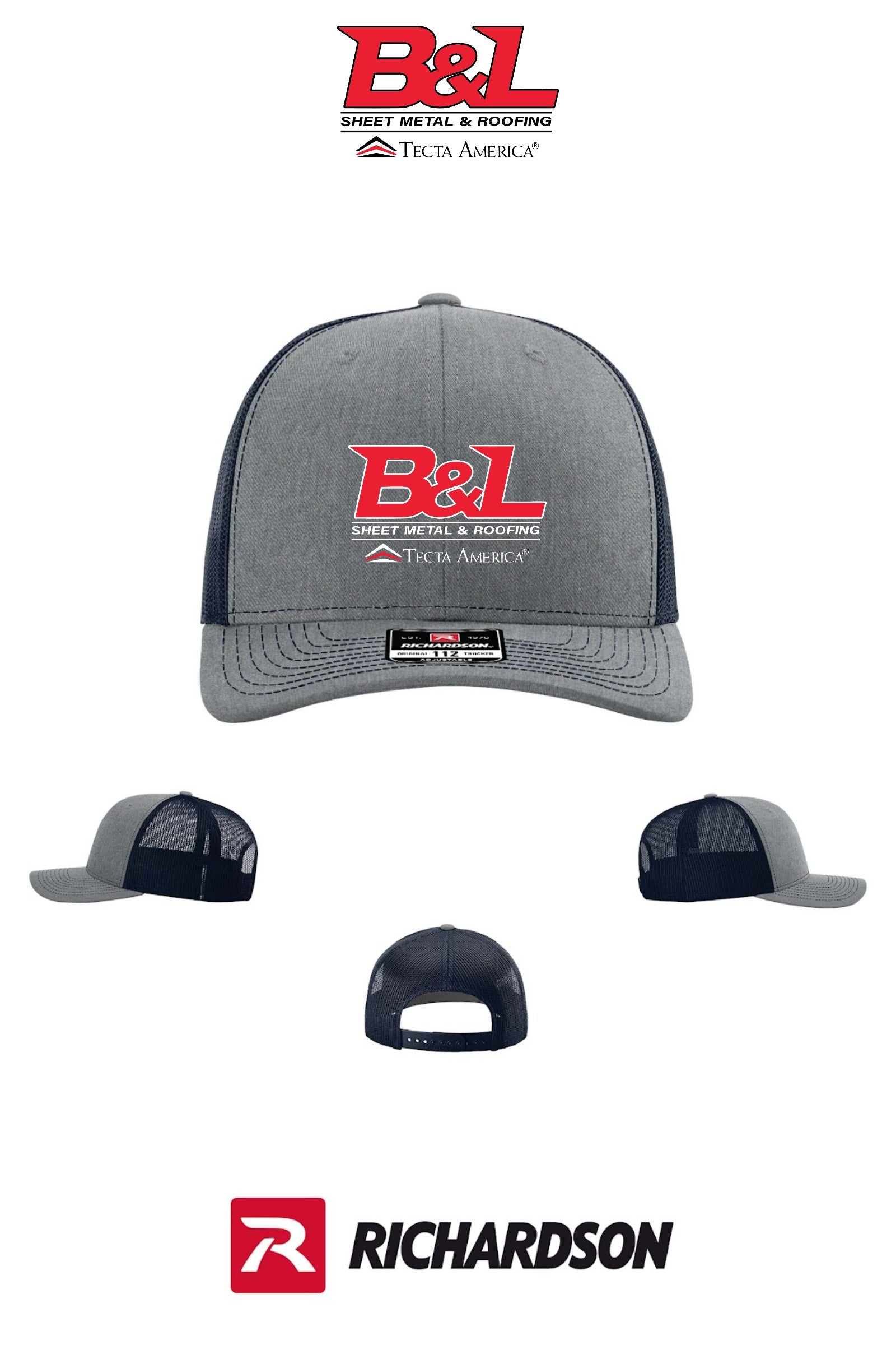 Richardson 112 Trucker Cap - B&L Sheet Metal & Roofing