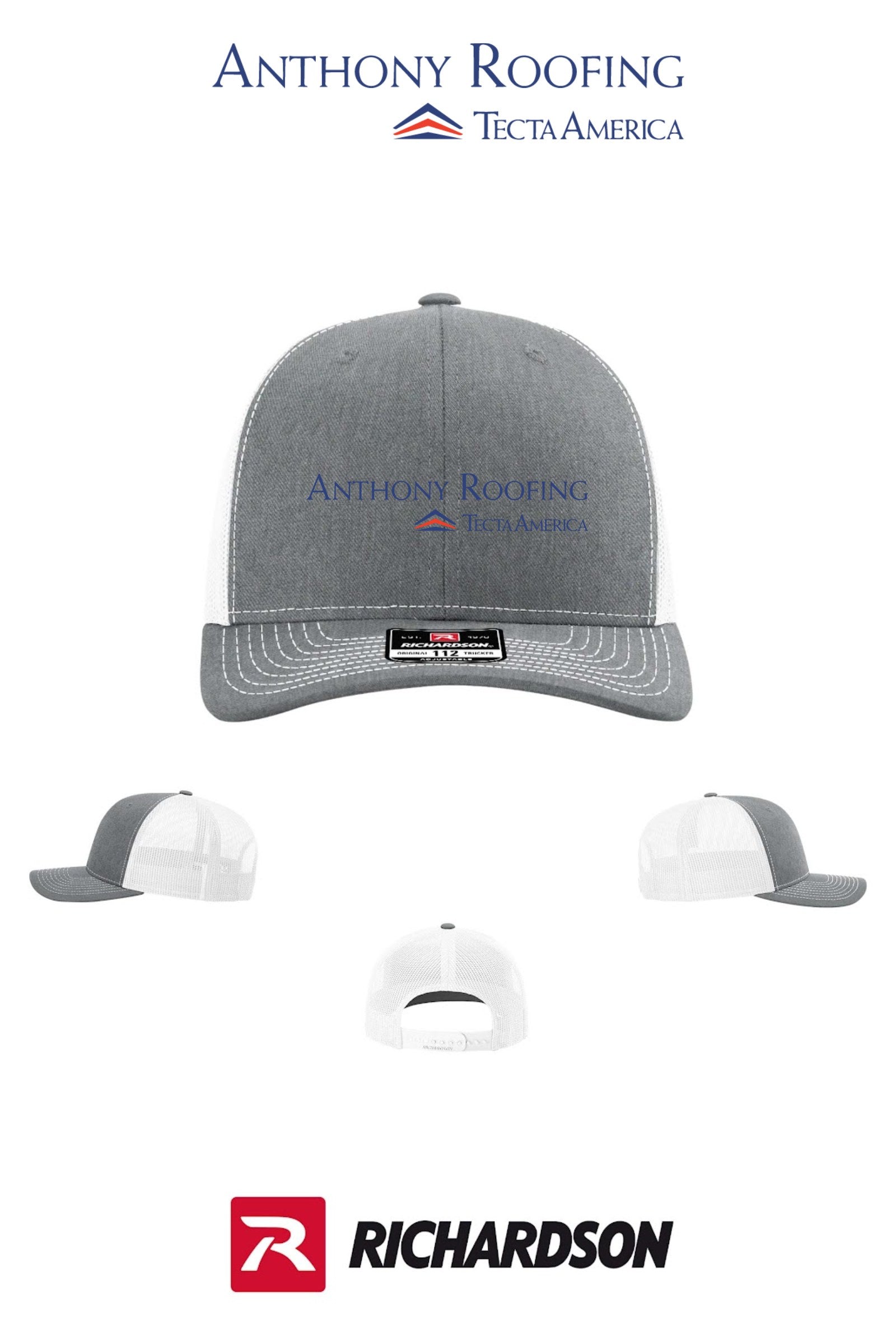 Richardson 112 Trucker Cap - Anthony Roofing