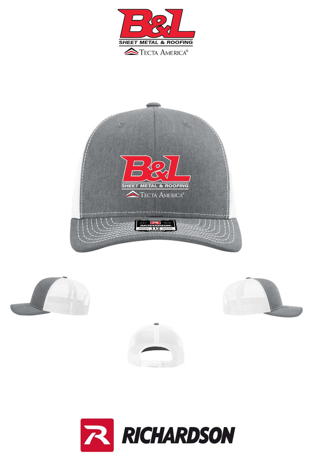 Richardson 112 Trucker Cap - B&L Sheet Metal & Roofing