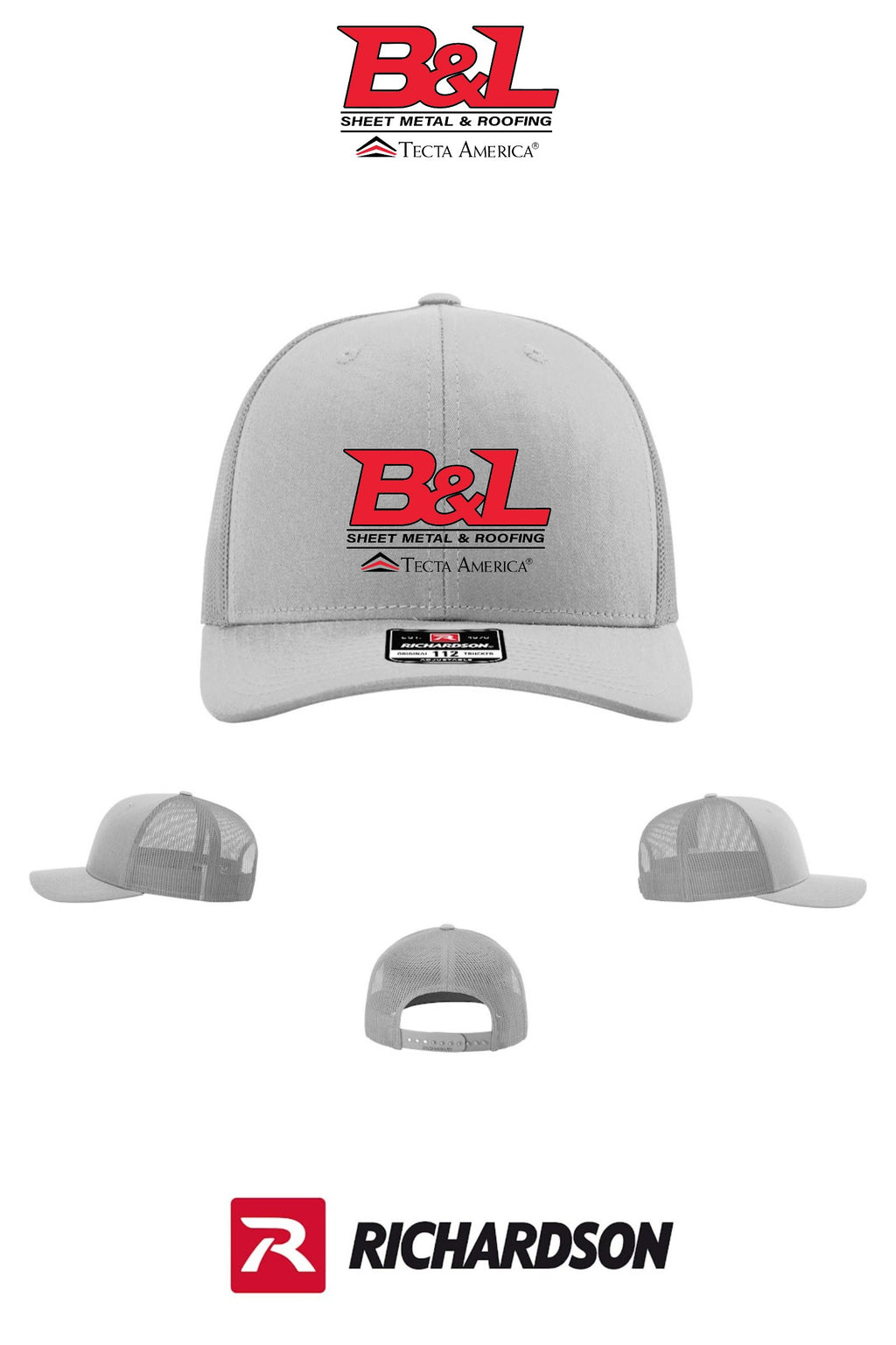 Richardson 112 Trucker Cap - B&L Sheet Metal & Roofing
