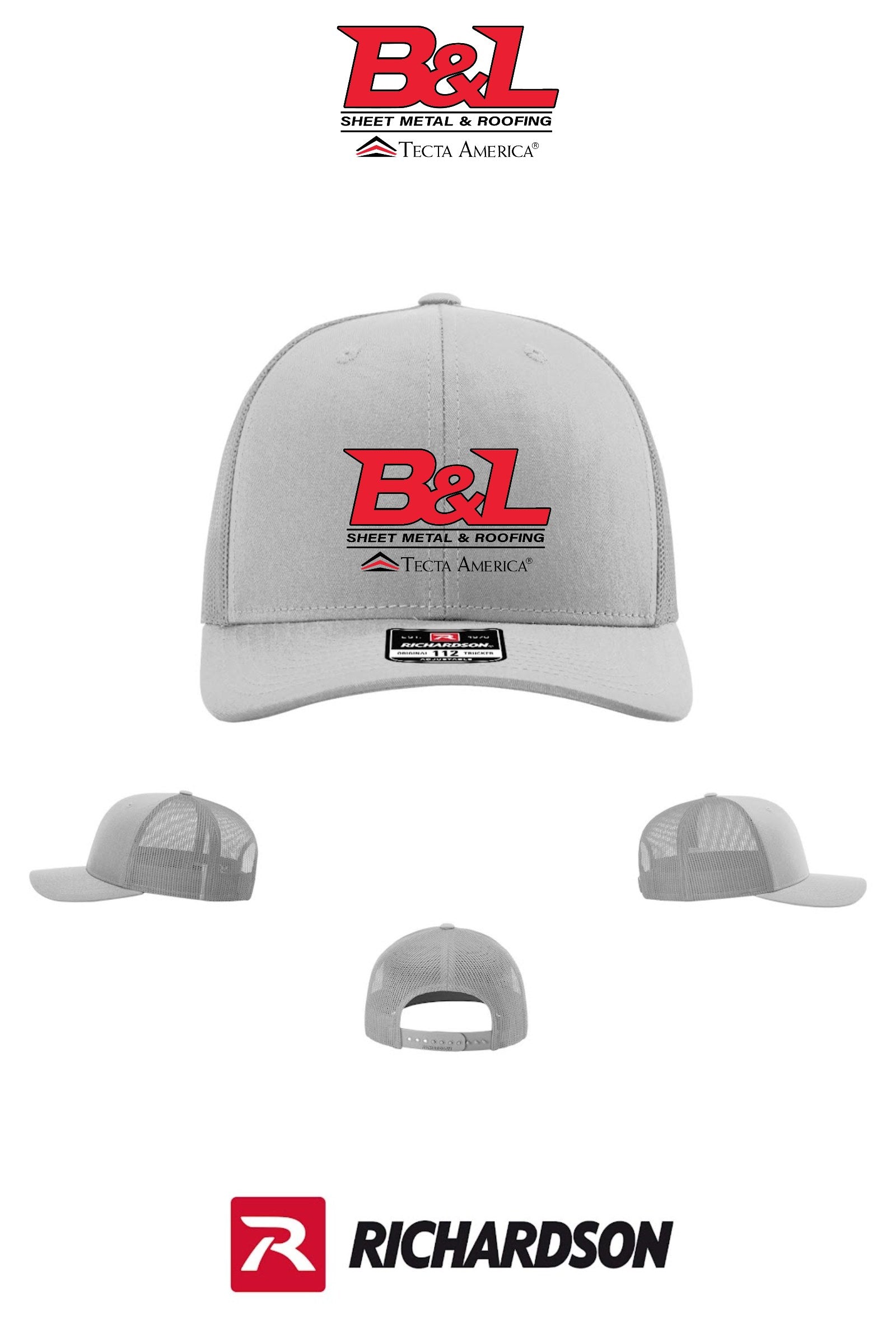 Richardson 112 Trucker Cap - B&L Sheet Metal & Roofing