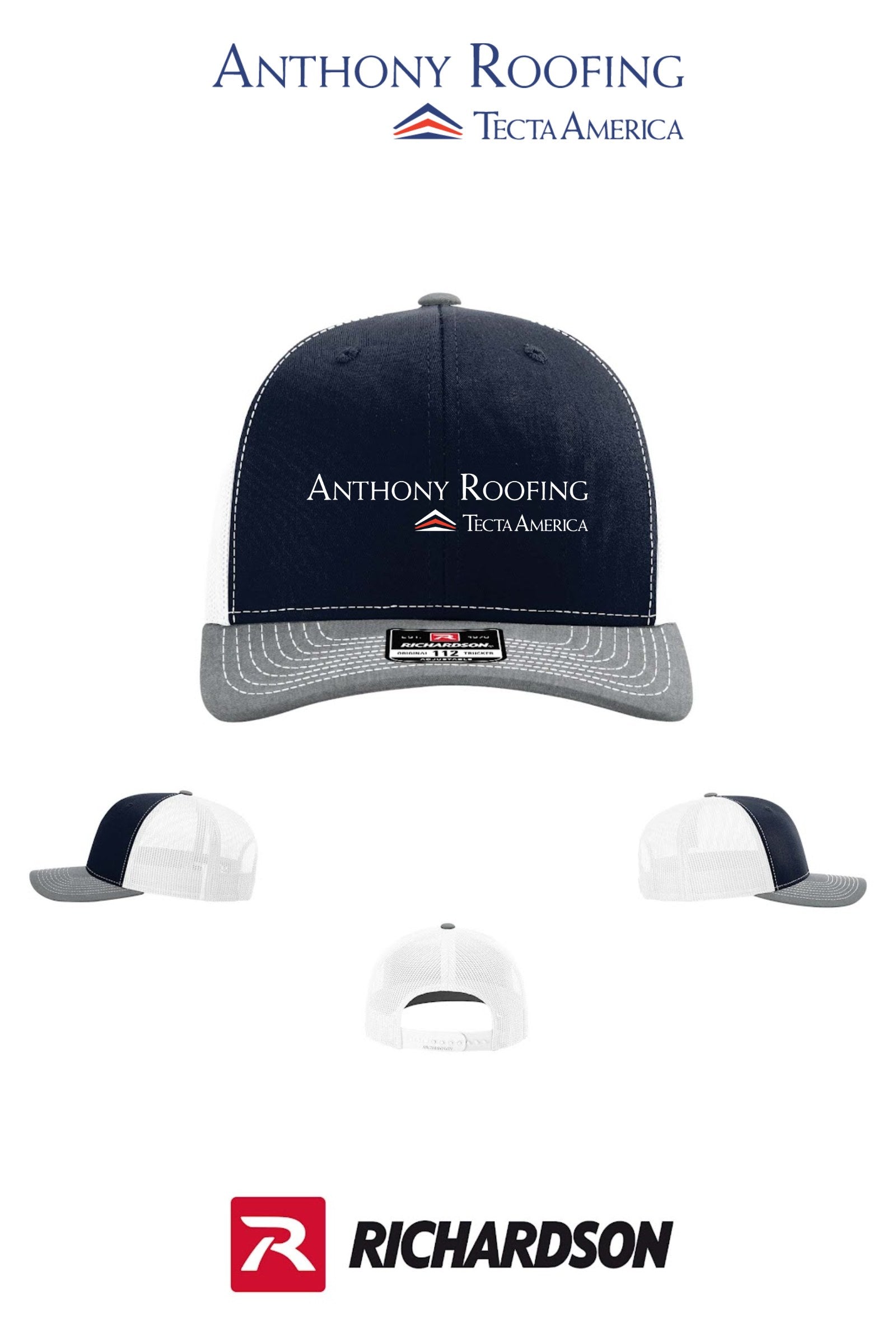 Richardson 112 Trucker Cap - Anthony Roofing