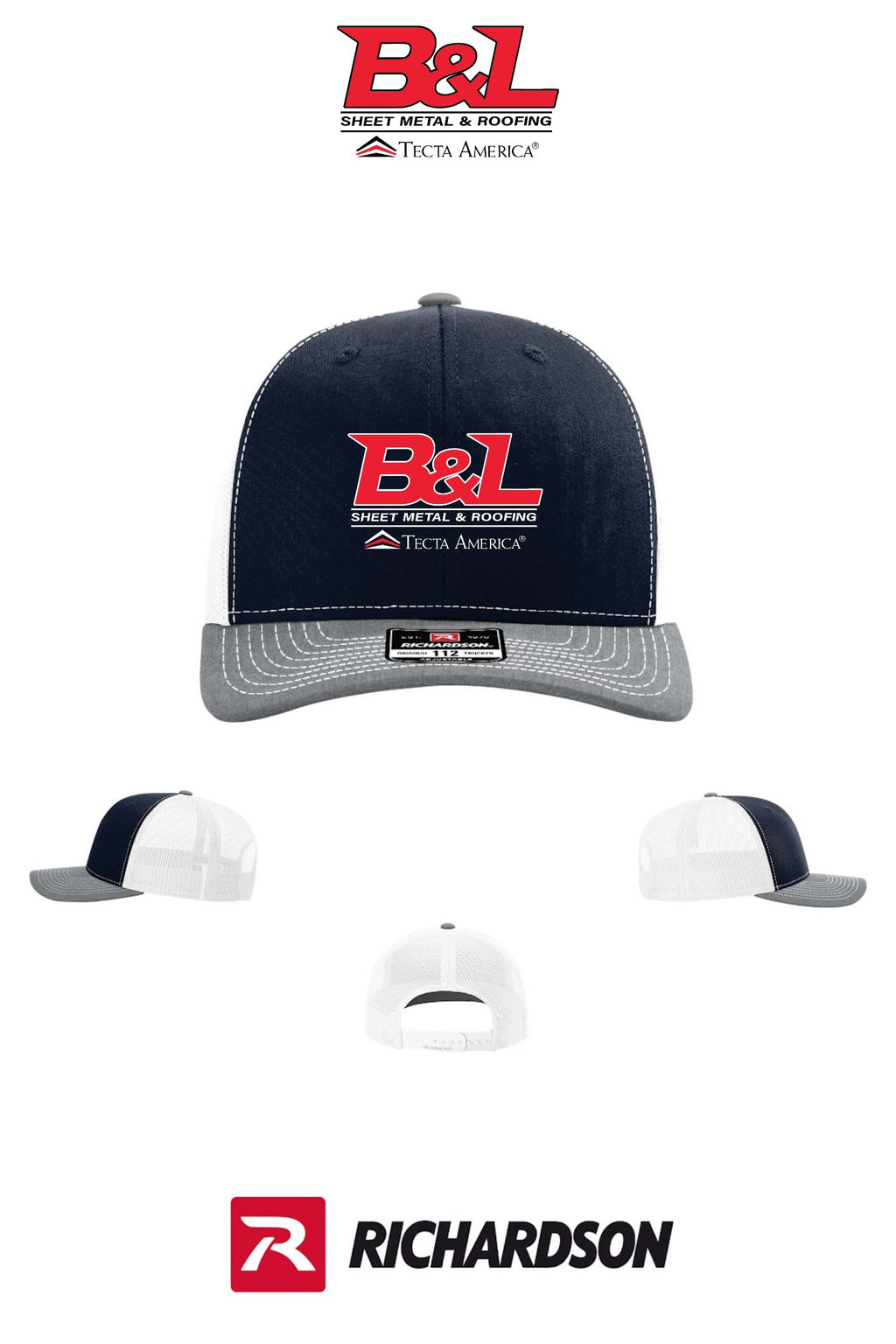 Richardson 112 Trucker Cap - B&L Sheet Metal & Roofing