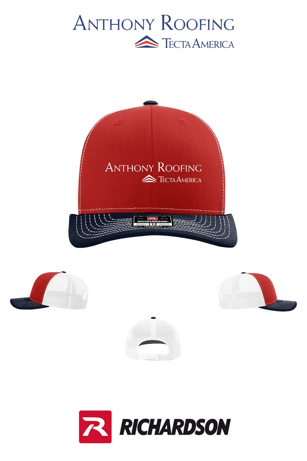 Richardson 112 Trucker Cap - Anthony Roofing