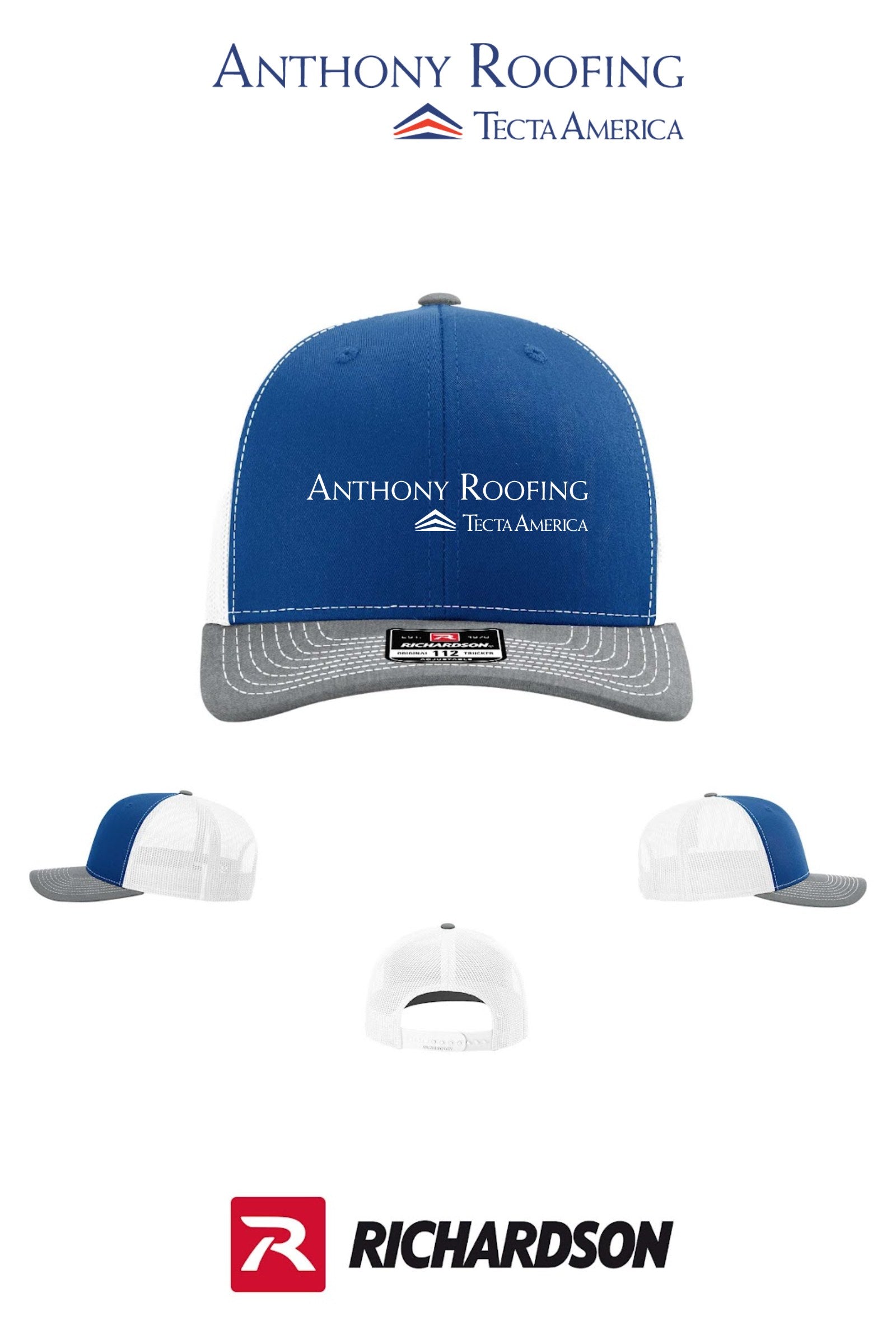 Richardson 112 Trucker Cap - Anthony Roofing