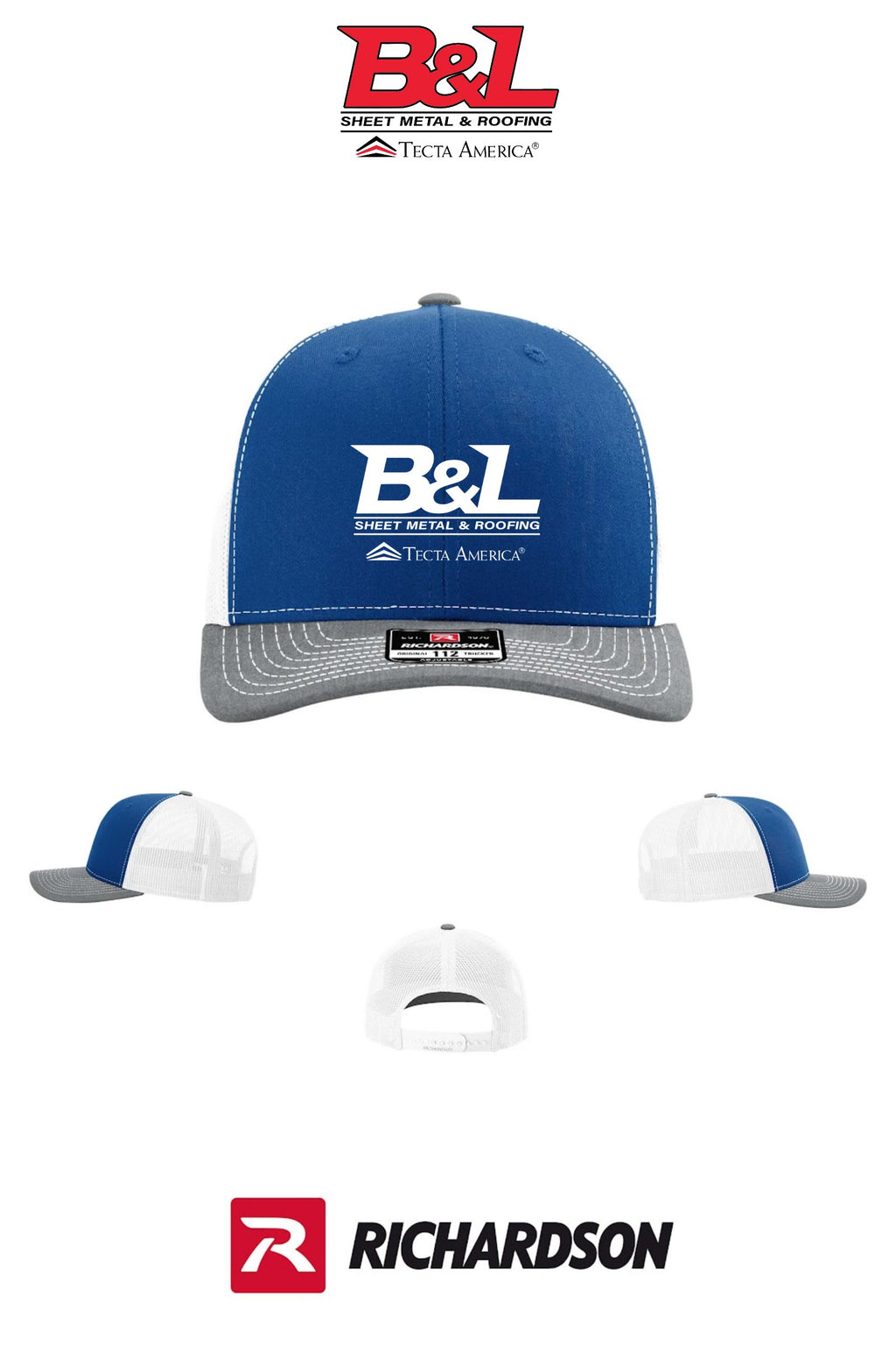 Richardson 112 Trucker Cap - B&L Sheet Metal & Roofing