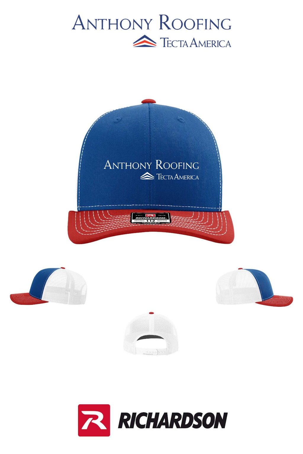 Richardson 112 Trucker Cap - Anthony Roofing