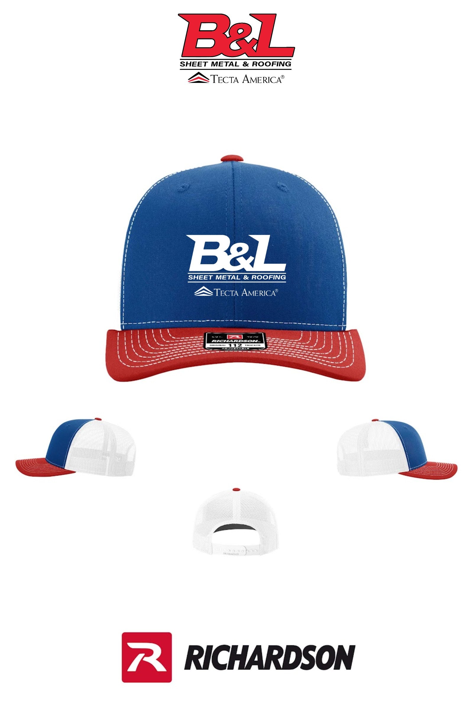 Richardson 112 Trucker Cap - B&L Sheet Metal & Roofing