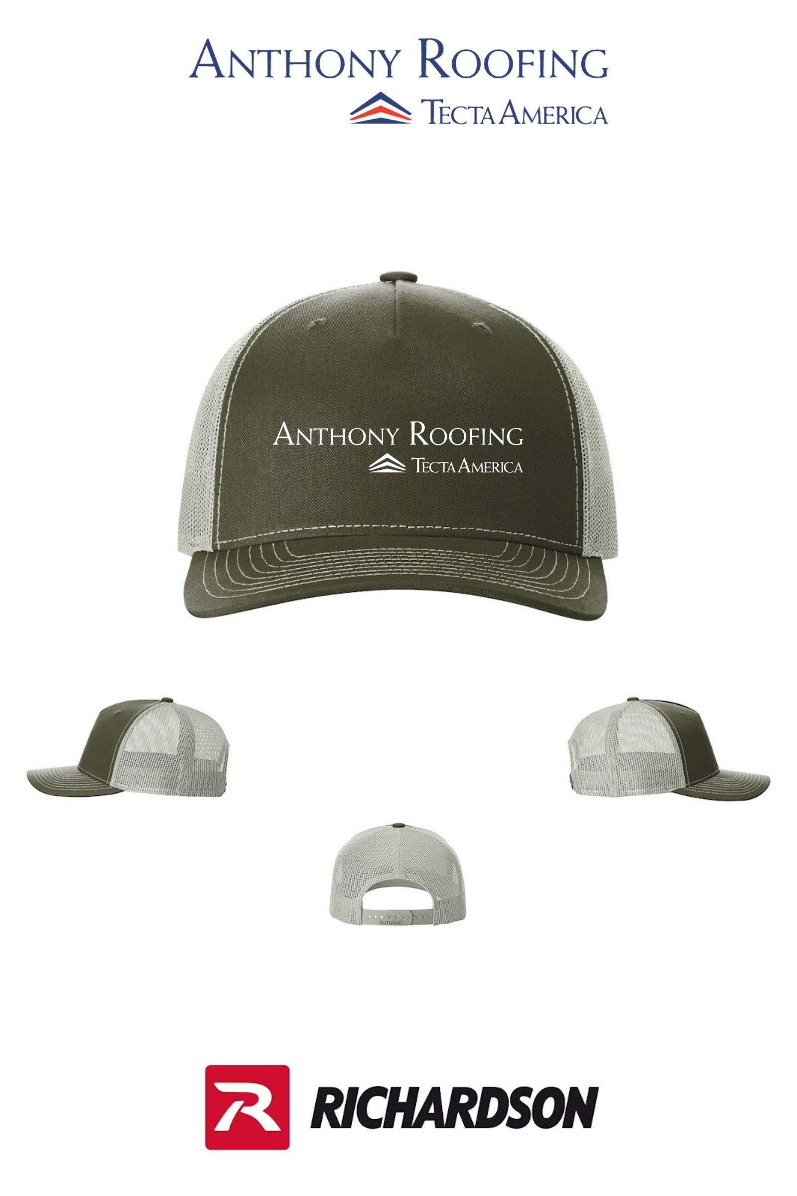 Richardson 112FP Five-Panel Trucker - Anthony Roofing