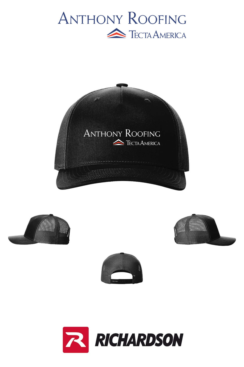 Richardson 112FP Five-Panel Trucker - Anthony Roofing