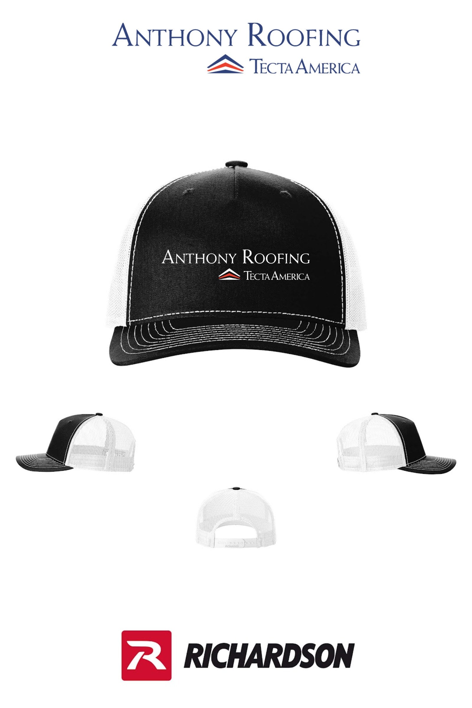 Richardson 112FP Five-Panel Trucker - Anthony Roofing