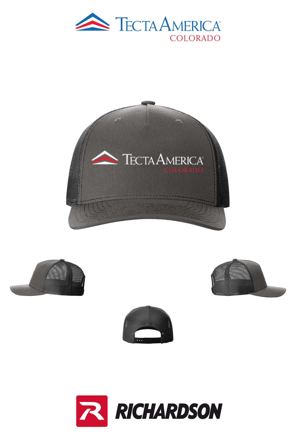 Richardson 112FP Five-Panel Trucker - Monument Roofing of Colorado