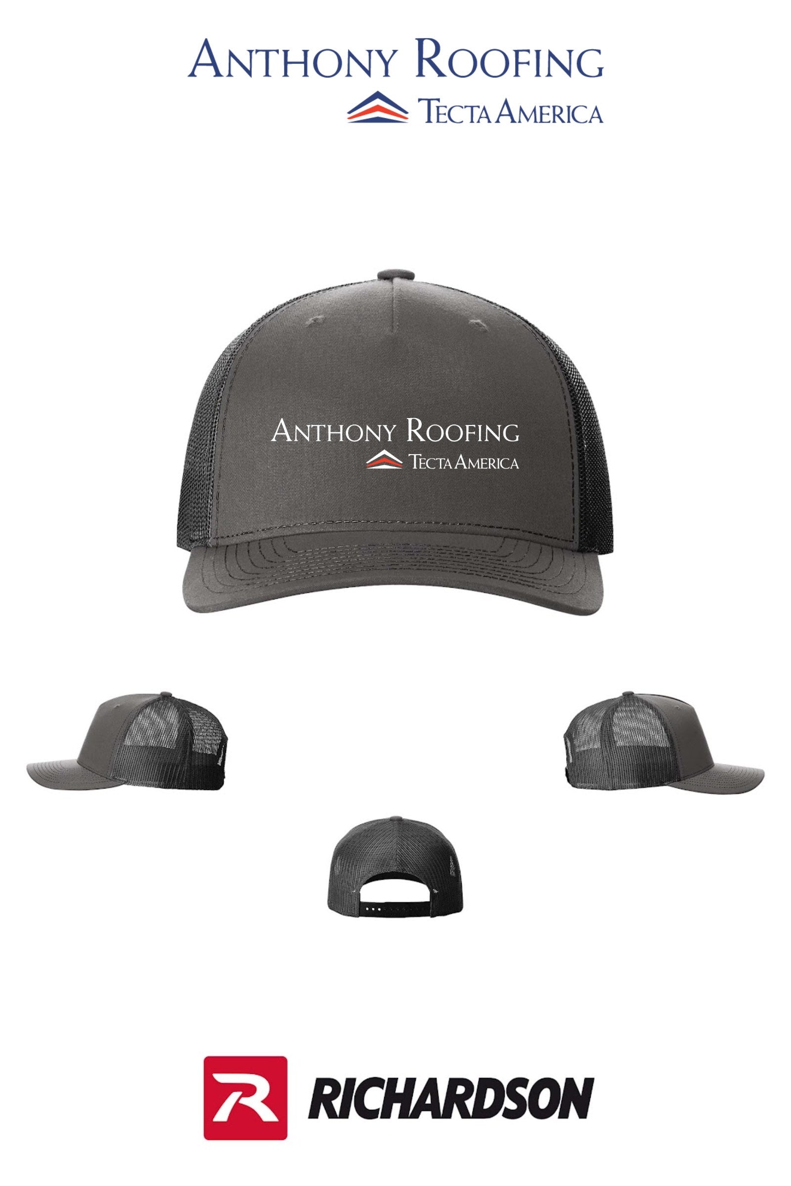 Richardson 112FP Five-Panel Trucker - Anthony Roofing