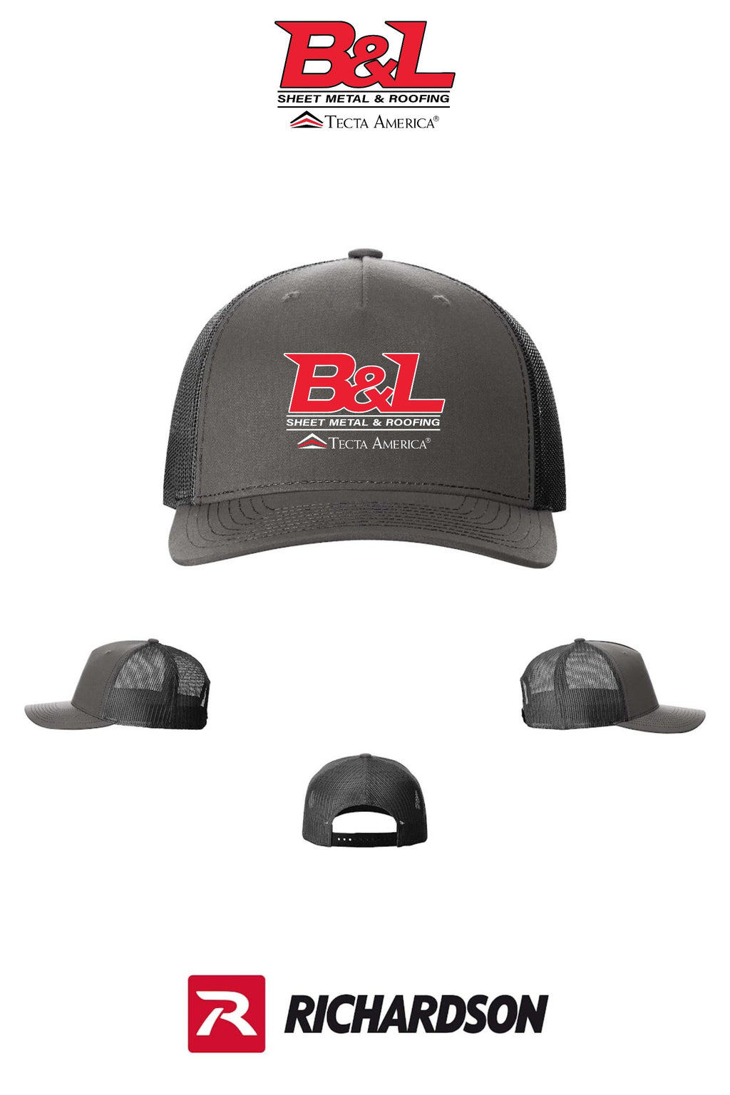 Richardson 112FP Five-Panel Trucker - B&L Sheet Metal & Roofing