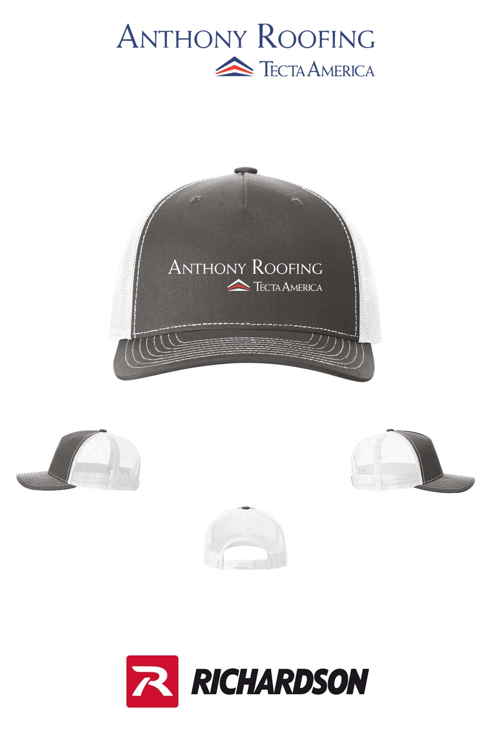 Richardson 112FP Five-Panel Trucker - Anthony Roofing