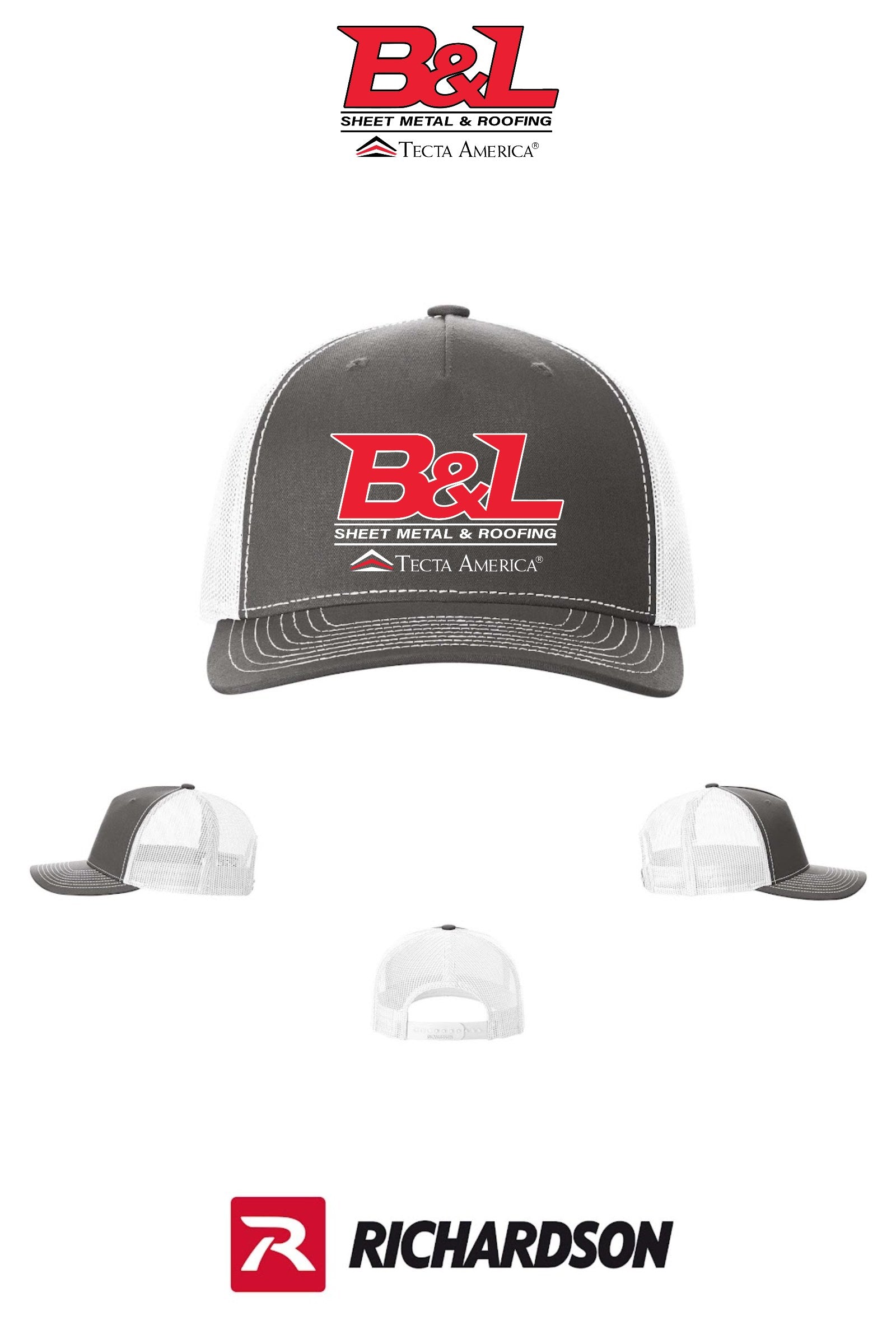 Richardson 112FP Five-Panel Trucker - B&L Sheet Metal & Roofing
