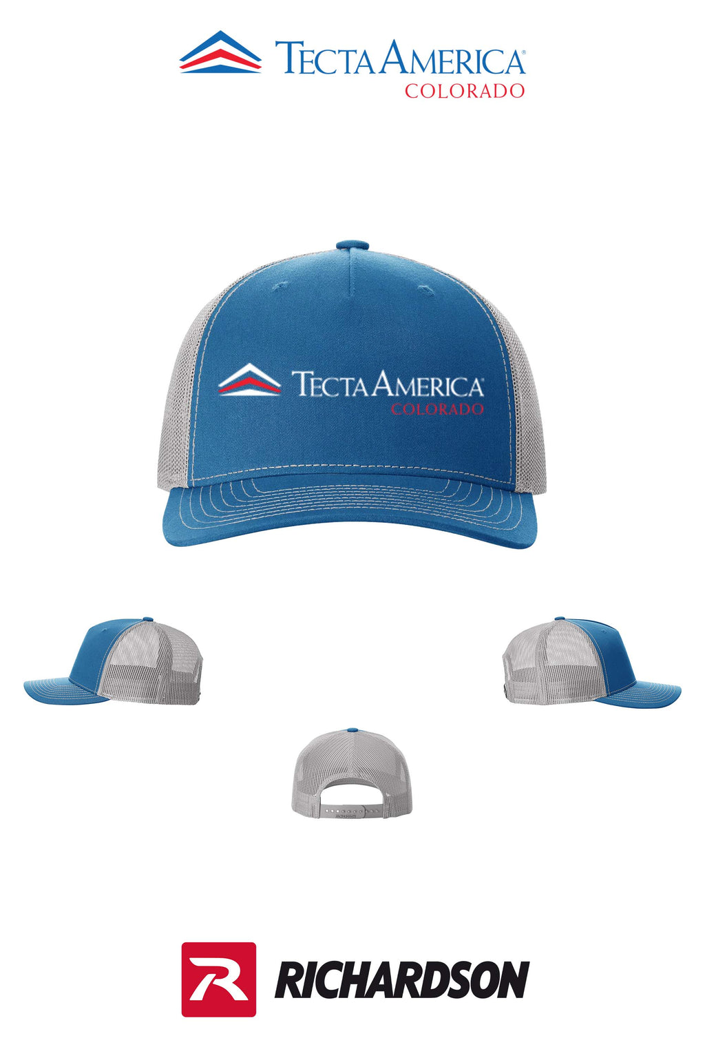 Richardson 112FP Five-Panel Trucker - Monument Roofing of Colorado