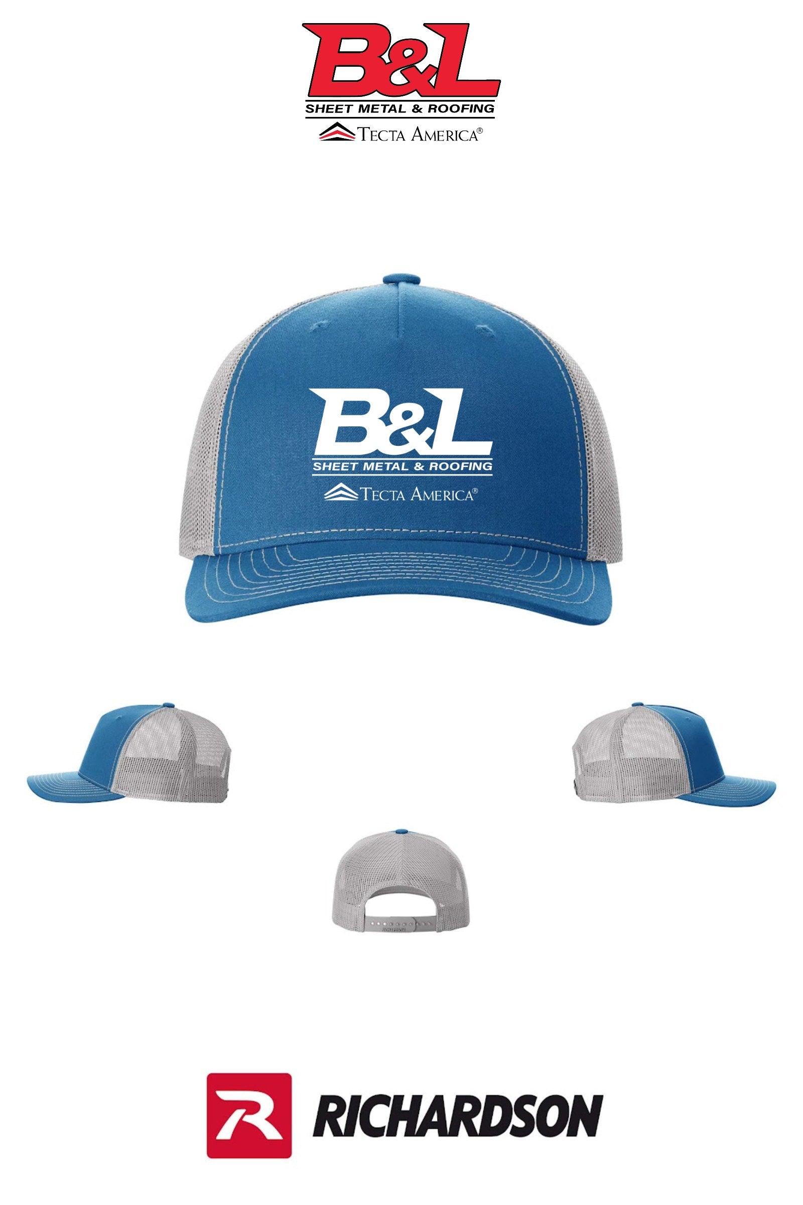 Richardson 112FP Five-Panel Trucker - B&L Sheet Metal & Roofing