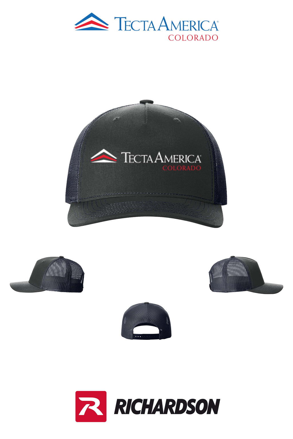 Richardson 112FP Five-Panel Trucker - Monument Roofing of Colorado