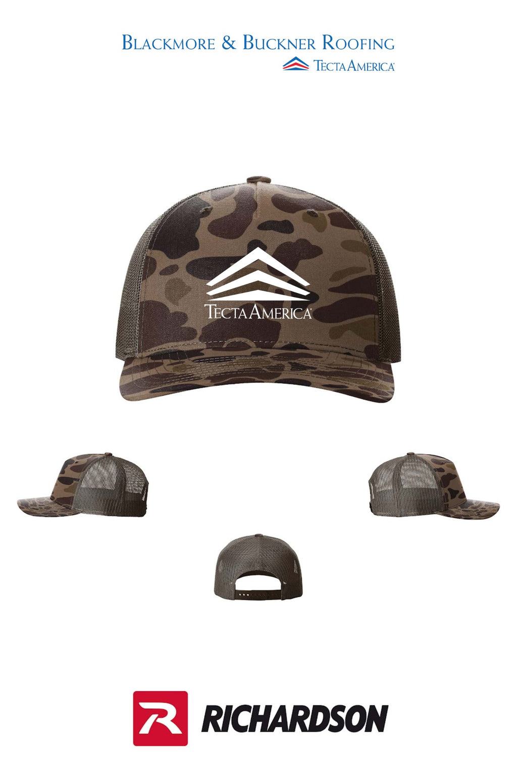 Richardson 112PFP Printed Five-Panel Trucker - Blackmore & Buckner