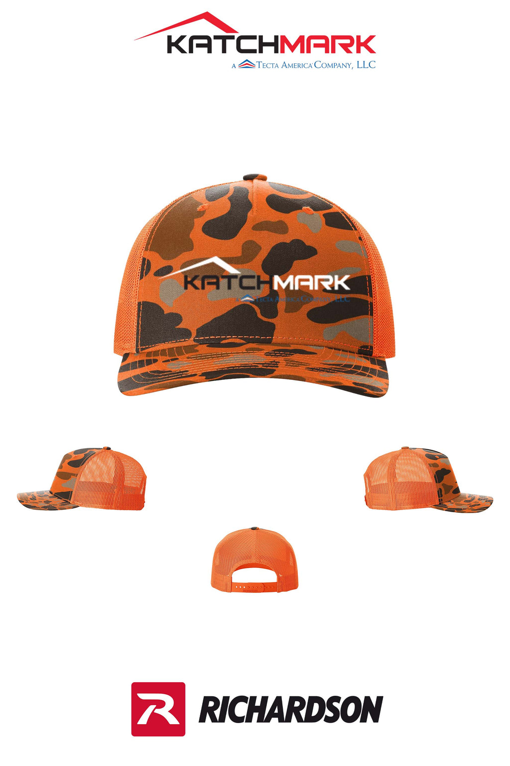 Richardson 112PFP Printed Five-Panel Trucker - Katchmark, A Tecta American Company LLC