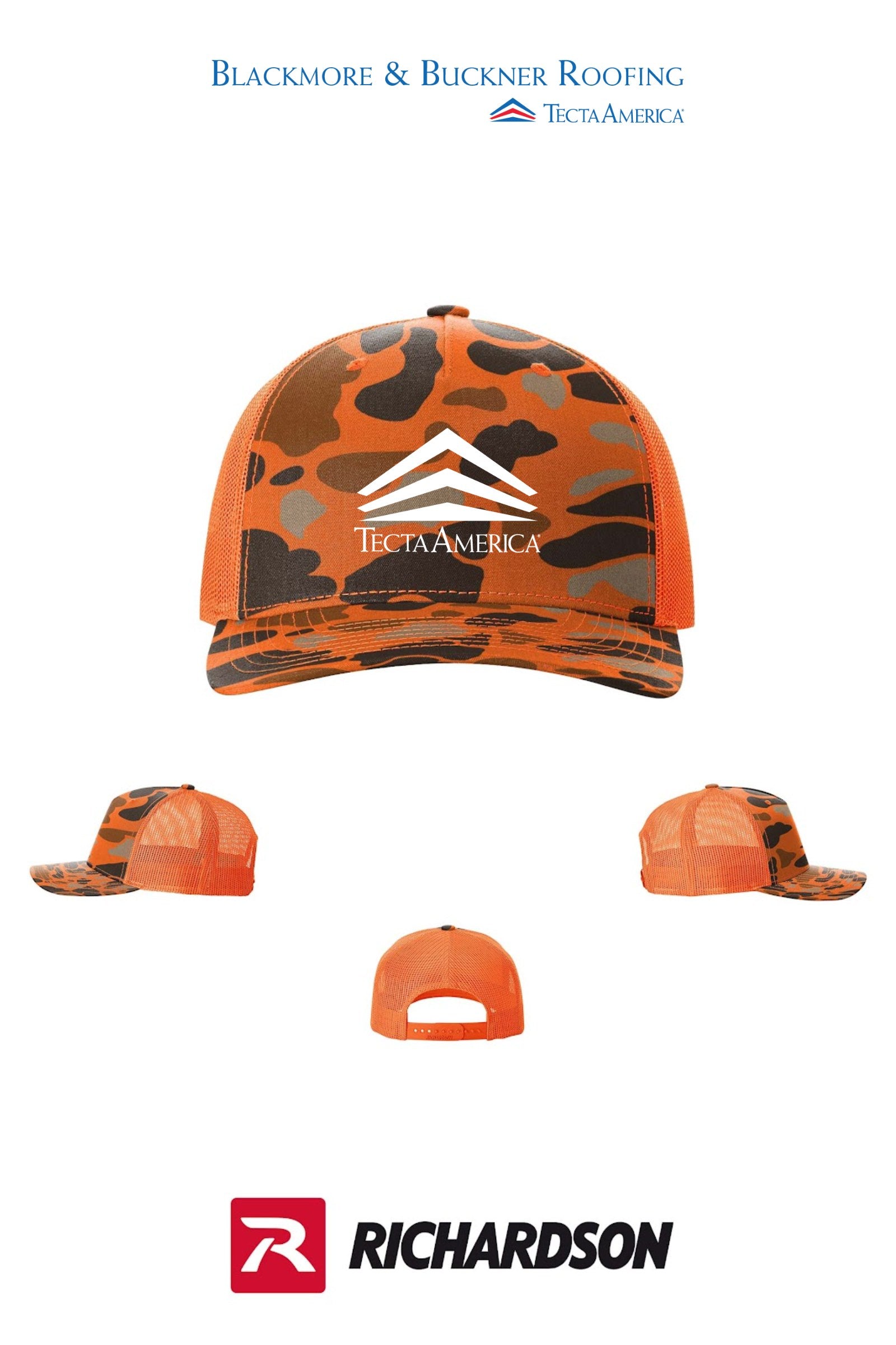 Richardson 112PFP Printed Five-Panel Trucker - Blackmore & Buckner